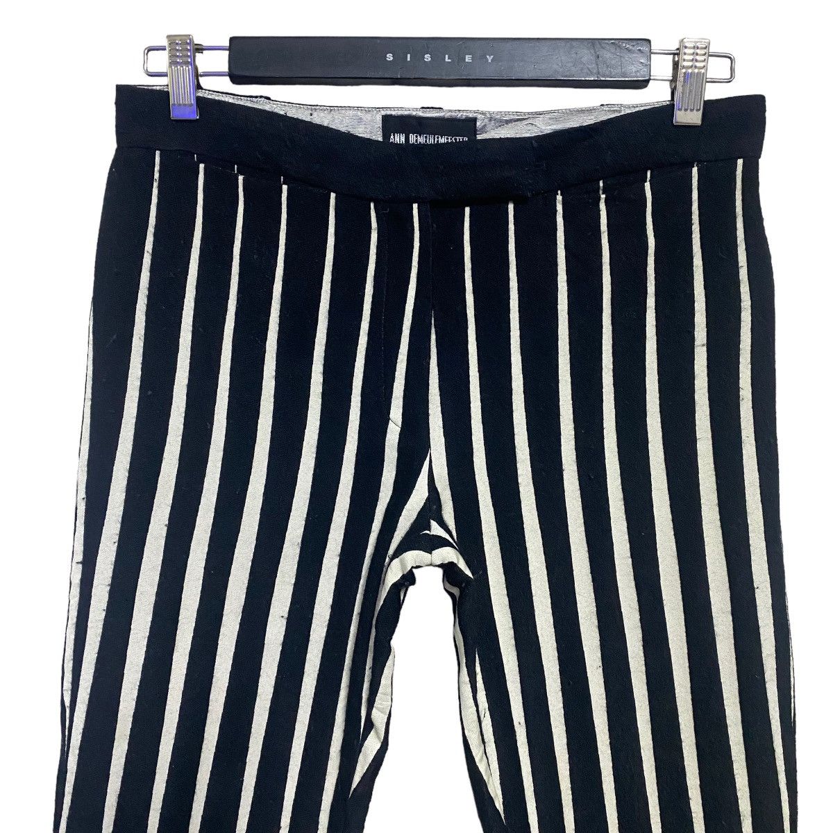 Ann Demeulemeester Ann Demeulemeester Striped Wool Jacquard Pants Size 30" / US 8 / IT 44 - 6 Thumbnail