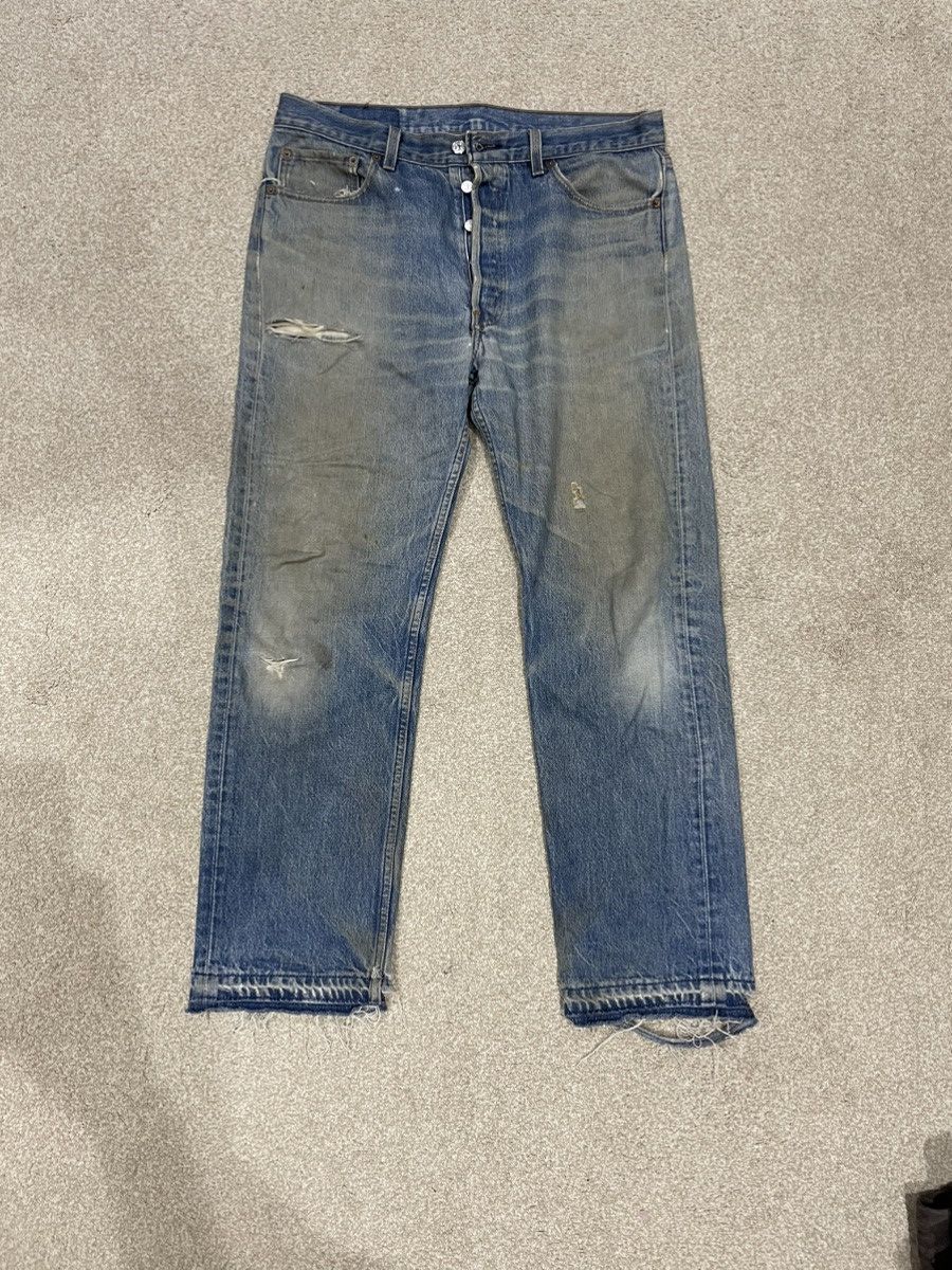 Image of Levis Vintage 501 Levi Jeans in Blue, Men's (Size 36)