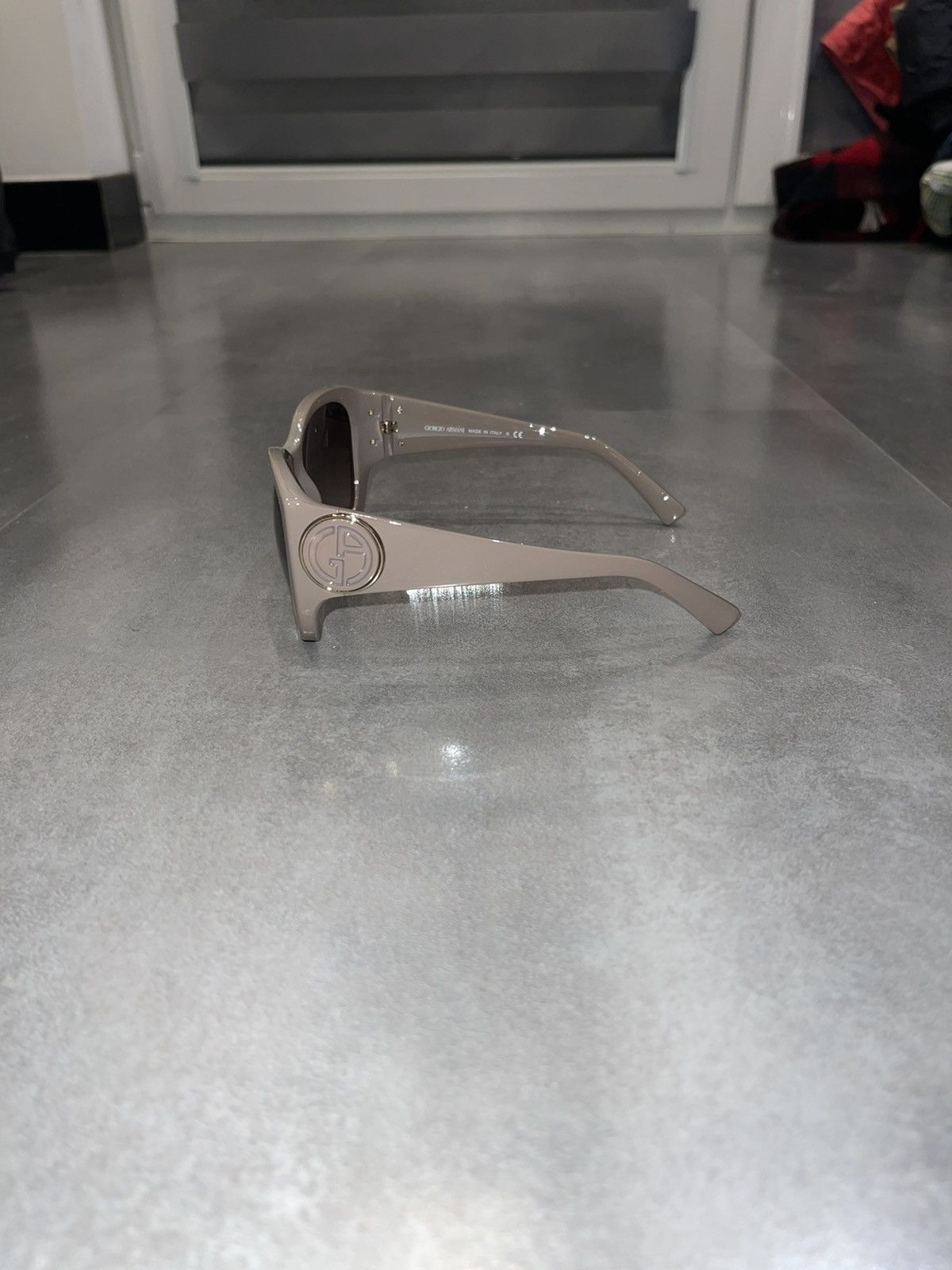 Emporio Armani Giorgio Armani AR8031 5187/13 Cream Sunglasses Size ONE SIZE - 5 Thumbnail