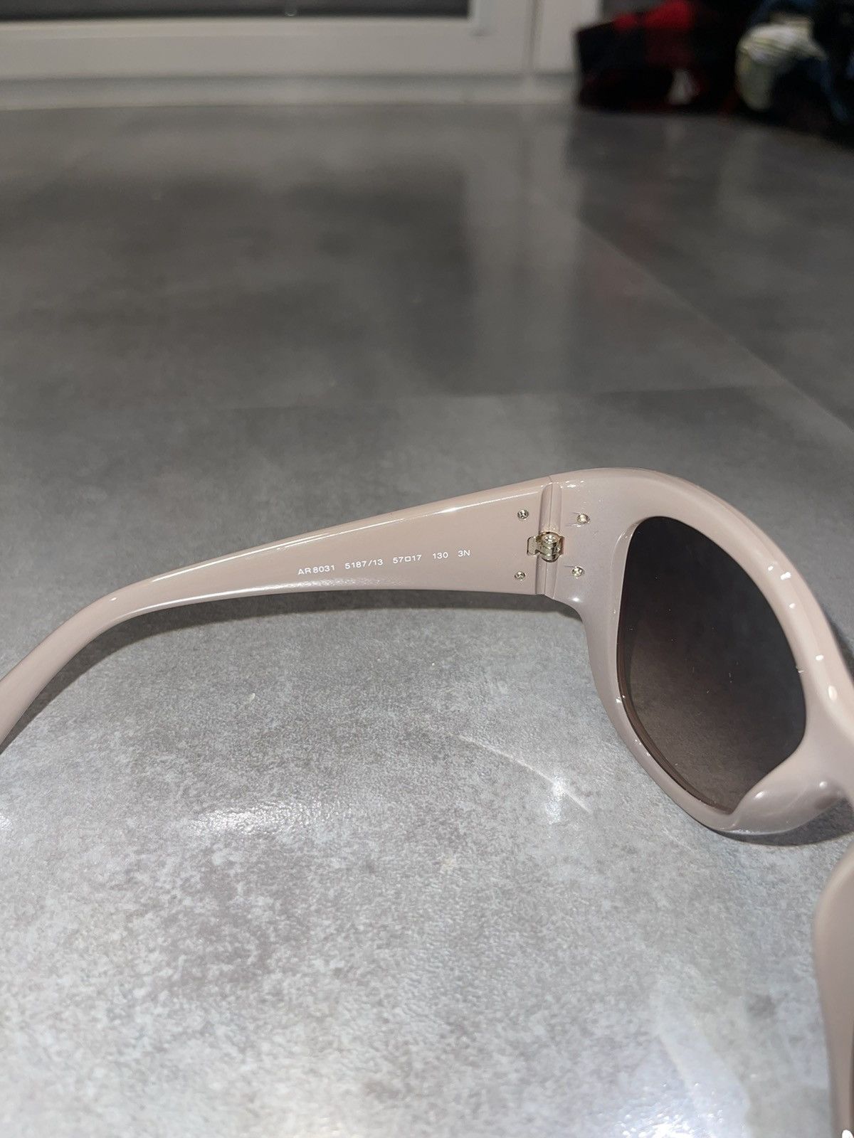 Emporio Armani Giorgio Armani AR8031 5187/13 Cream Sunglasses Size ONE SIZE - 13 Thumbnail