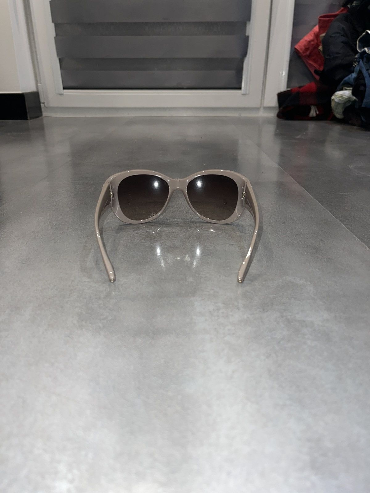 Emporio Armani Giorgio Armani AR8031 5187/13 Cream Sunglasses Size ONE SIZE - 8 Thumbnail