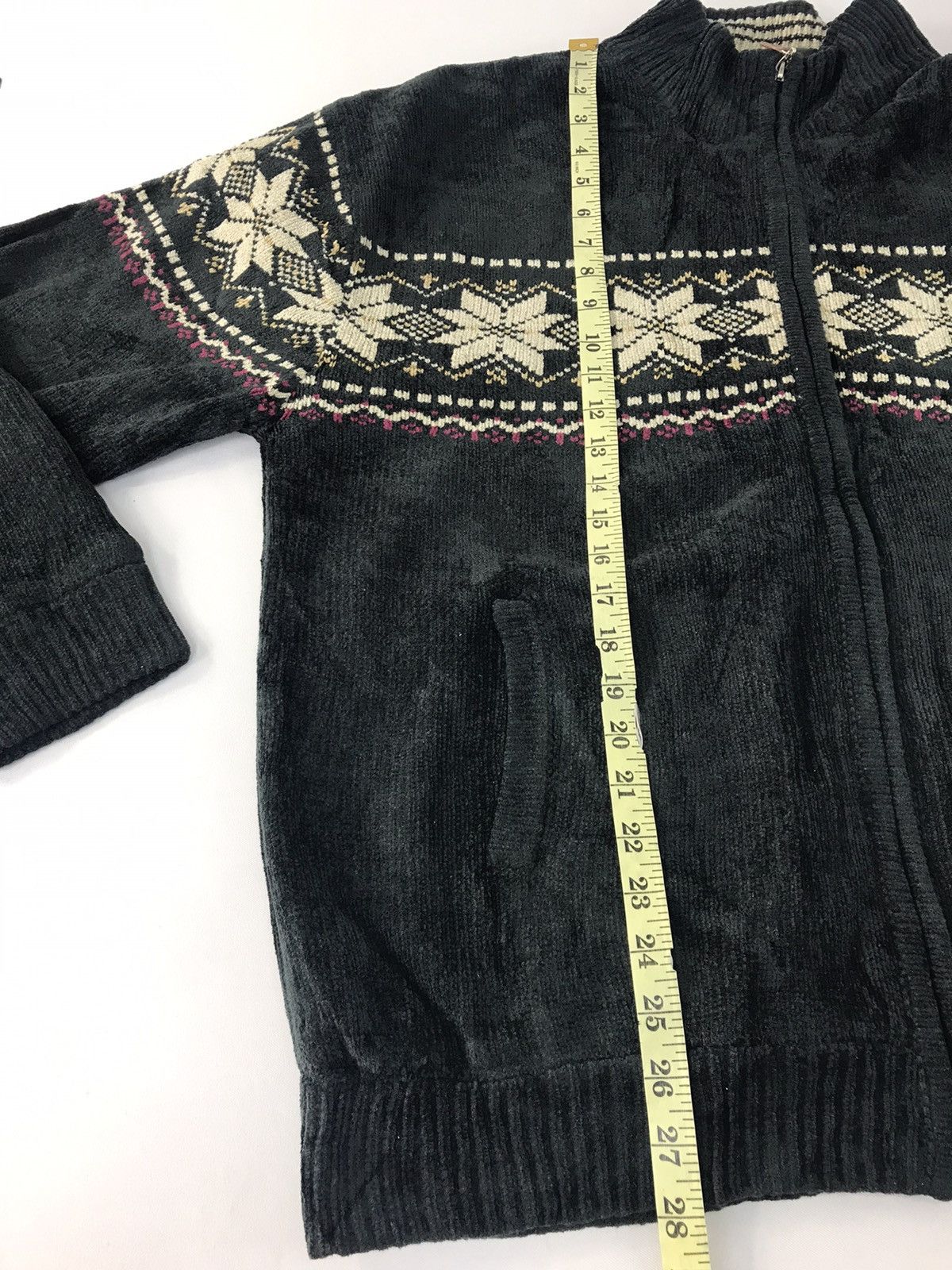 Grailed × Vintage Carbia Velvet Zipper Sweatshirt Plain Big Front Pocket Size US XL / EU 56 / 4 - 9 Thumbnail