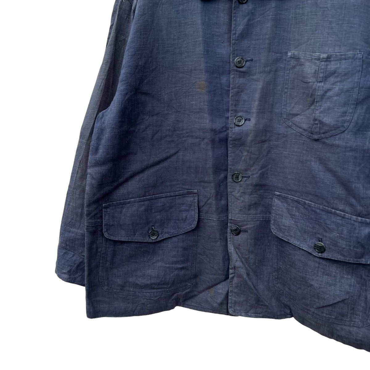 Japanese Brand VINTAGE NAVY HIKOR CHORE JACKET INSPIRED BY BLUE BLUE JAPAN Size US M / EU 48-50 / 2 - 4 Thumbnail