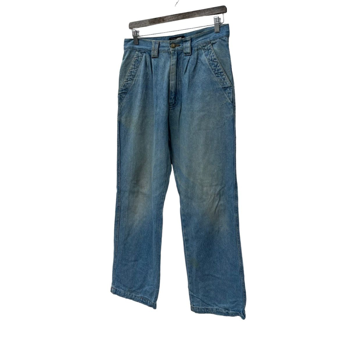 Japanese Brand VINTAGE FRAZZINI JEANS DENIM ITALY WEARS Size 32" / US 10 / IT 46 - 2 Thumbnail