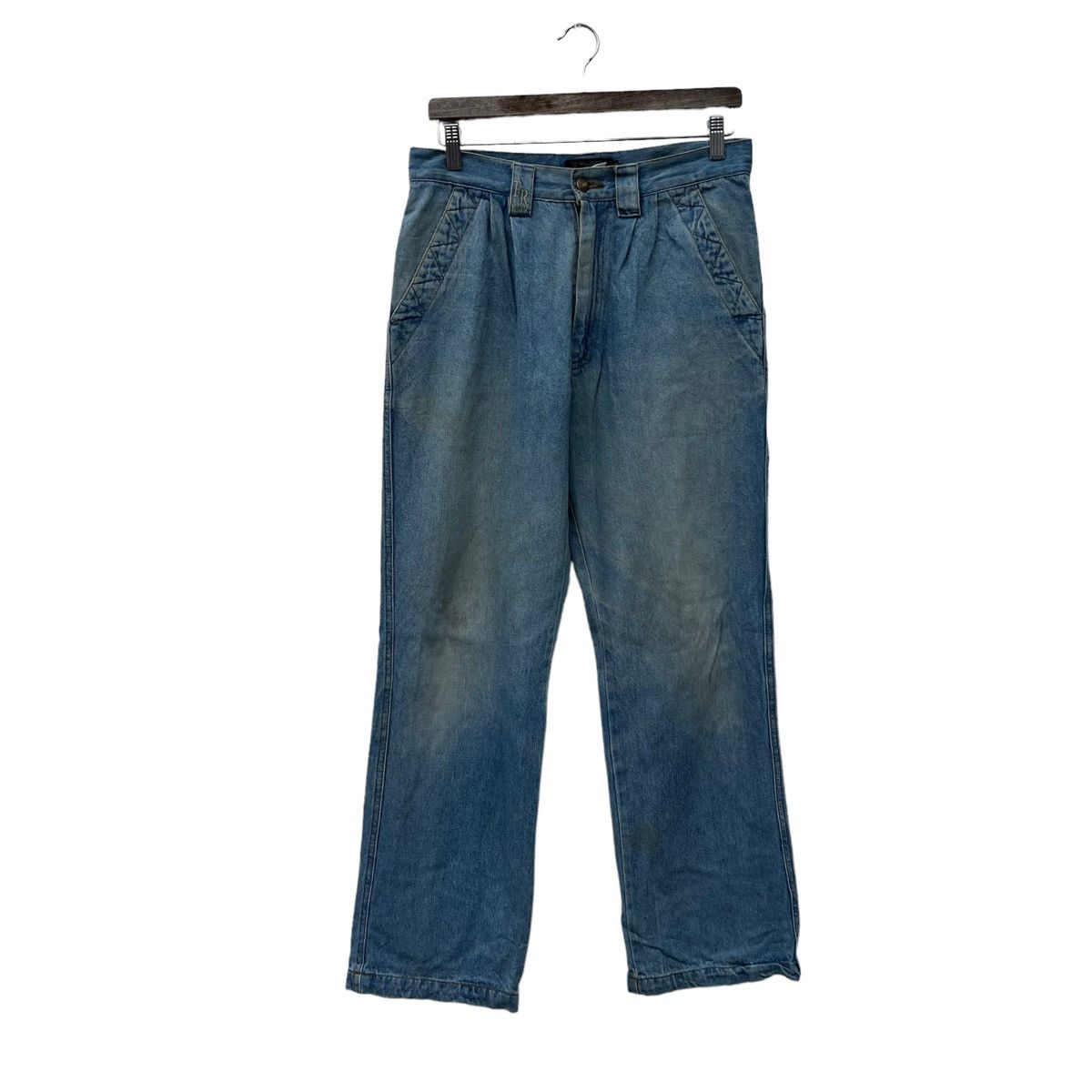 Japanese Brand VINTAGE FRAZZINI JEANS DENIM ITALY WEARS Size 32" / US 10 / IT 46 - 1 Thumbnail