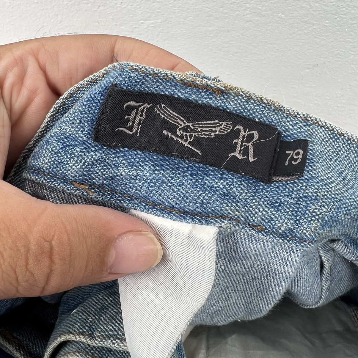 Japanese Brand VINTAGE FRAZZINI JEANS DENIM ITALY WEARS Size 32" / US 10 / IT 46 - 10 Thumbnail