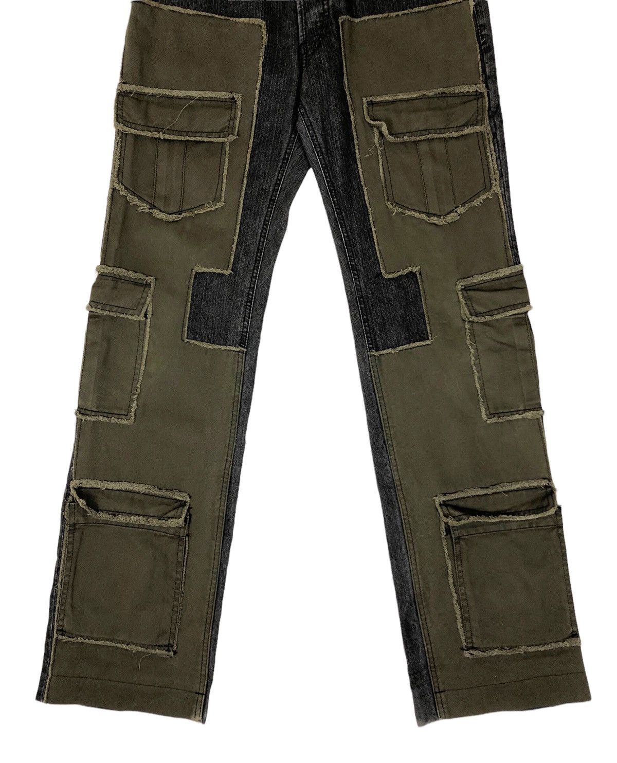 Japanese Brand Japanese Brand Bizarria Multipocket Reconstruc Cargo Jeans Size US 33 - 4 Thumbnail