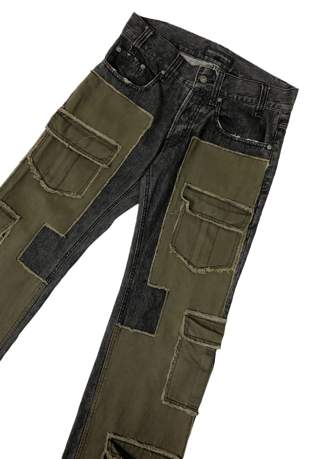 Japanese Brand Japanese Brand Bizarria Multipocket Reconstruc Cargo Jeans Size US 33 - 5 Thumbnail