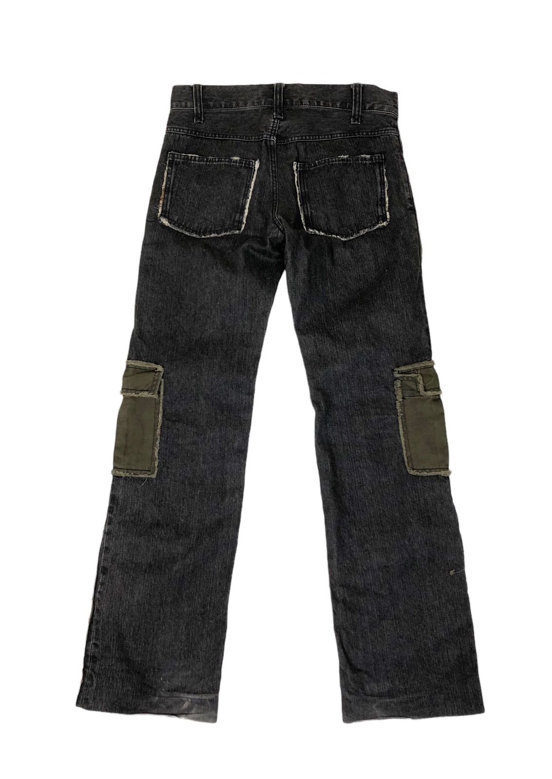 Japanese Brand Japanese Brand Bizarria Multipocket Reconstruc Cargo Jeans Size US 33 - 2 Thumbnail
