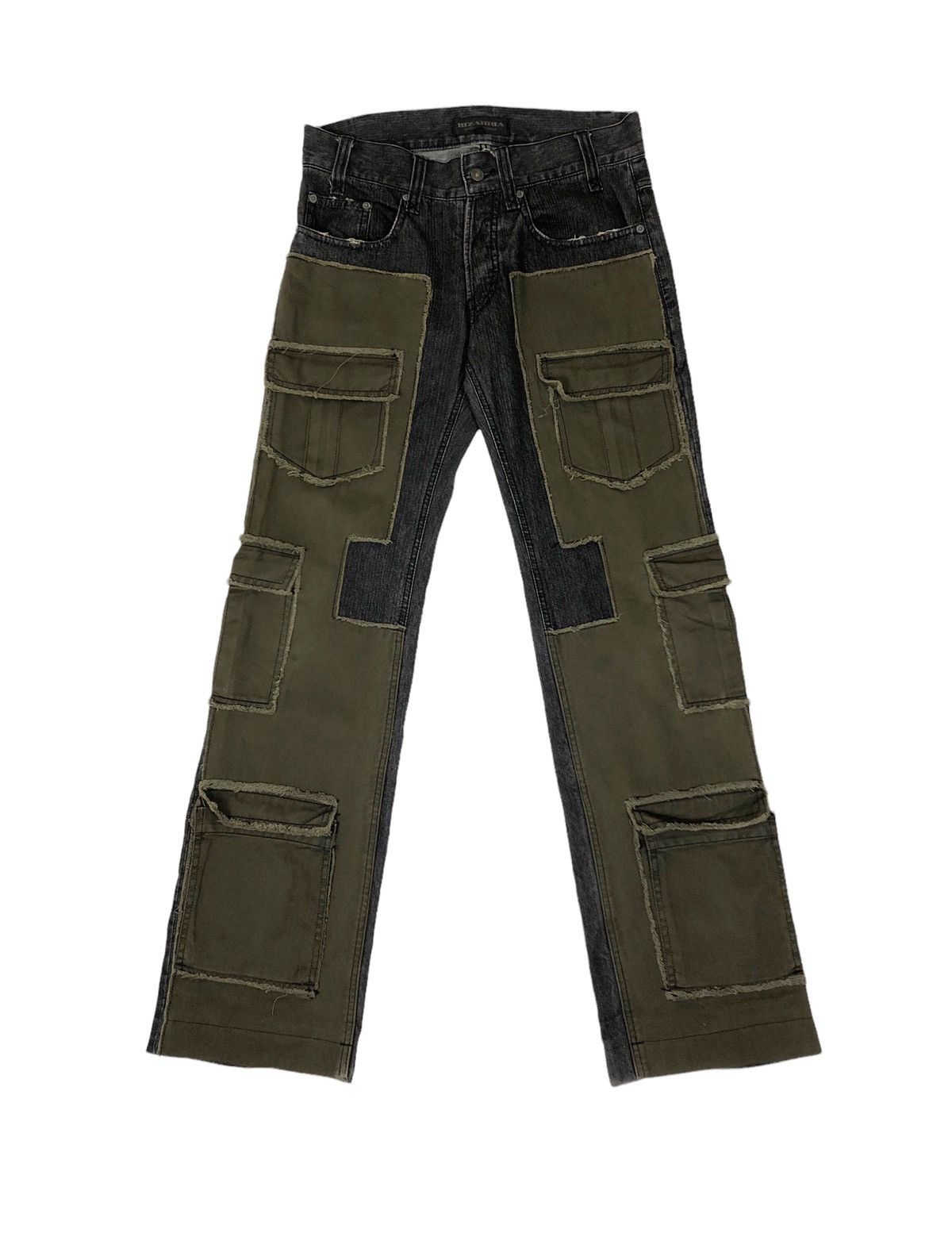 Japanese Brand Japanese Brand Bizarria Multipocket Reconstruc Cargo Jeans Size US 33 - 1 Thumbnail