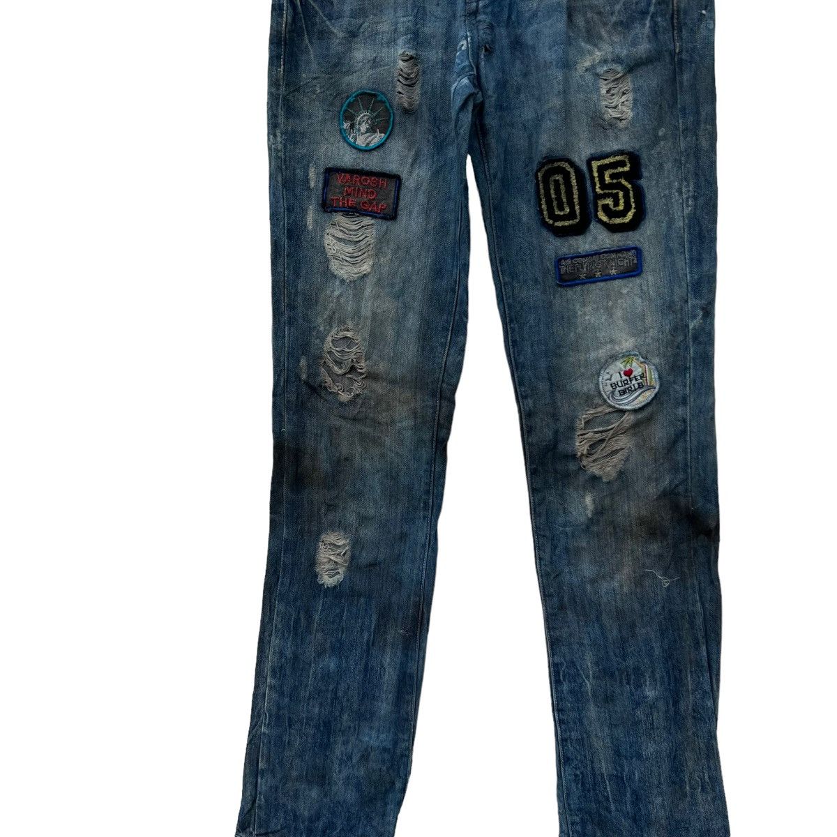 Japanese Brand RARE STYLE DENIM JEANS JAPAN INSPIRED BY JUNYA WATANABE CDG Size US 32 / EU 48 - 4 Thumbnail