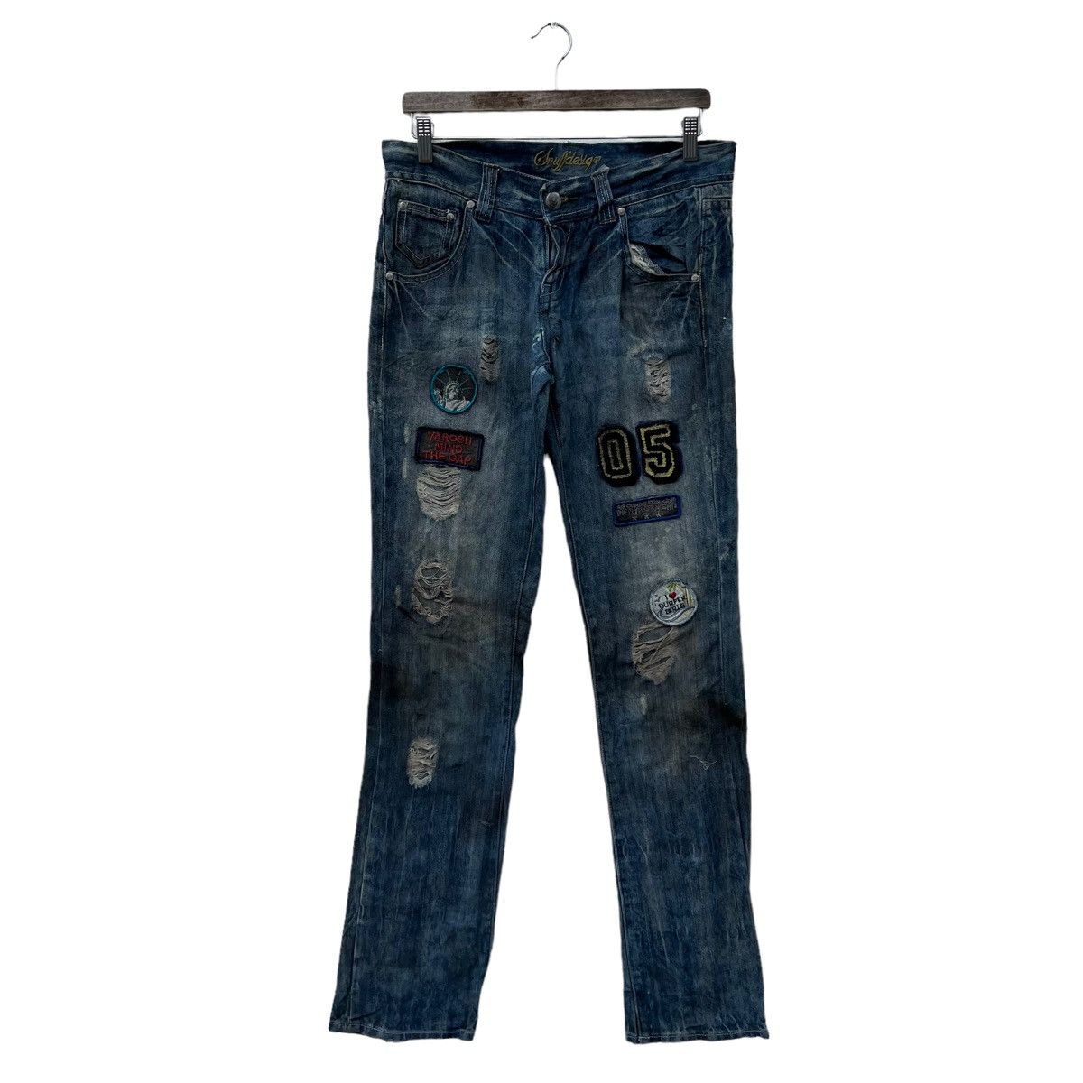 Japanese Brand RARE STYLE DENIM JEANS JAPAN INSPIRED BY JUNYA WATANABE CDG Size US 32 / EU 48 - 1 Thumbnail