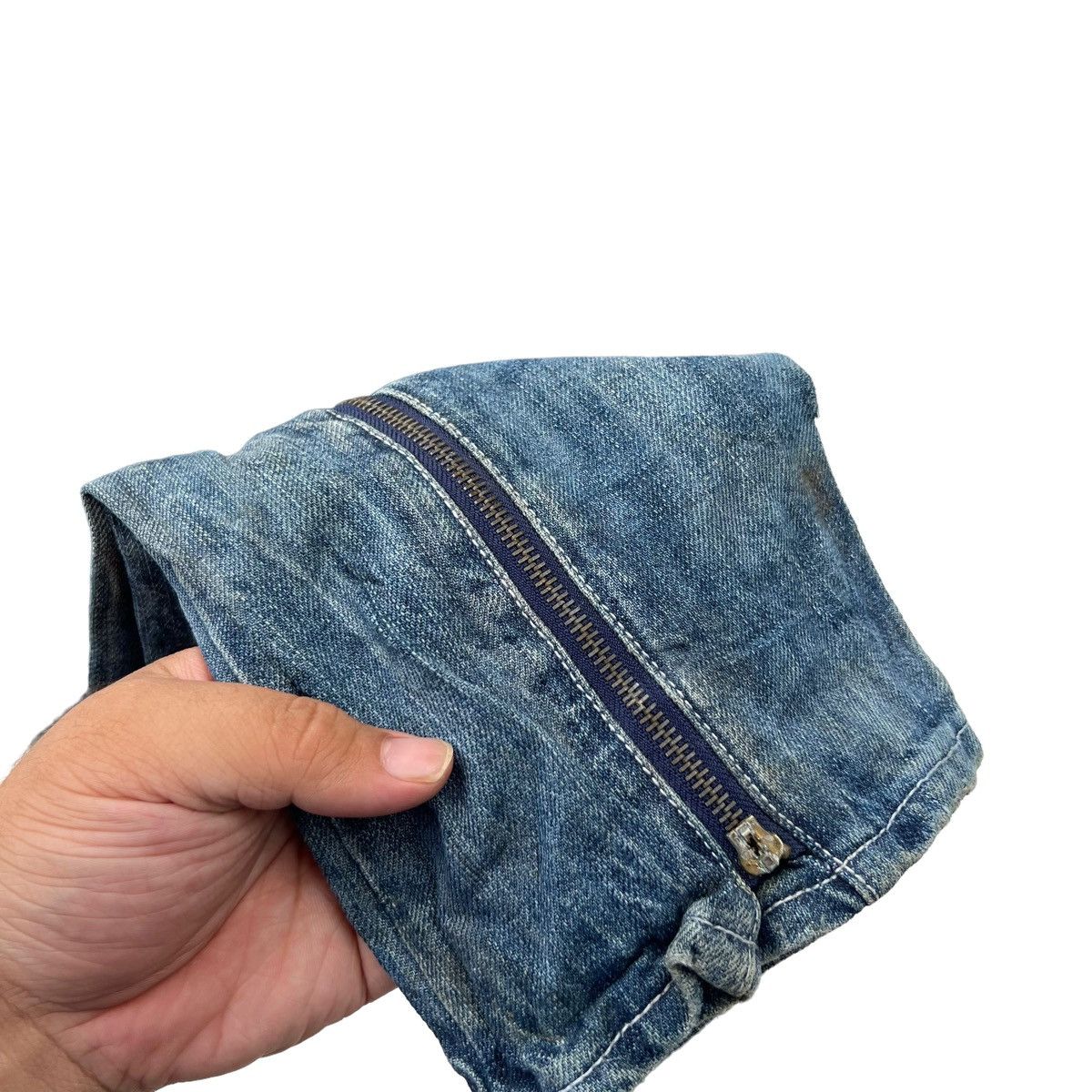 Japanese Brand RARE STYLE DENIM JEANS JAPAN INSPIRED BY JUNYA WATANABE CDG Size US 32 / EU 48 - 9 Thumbnail