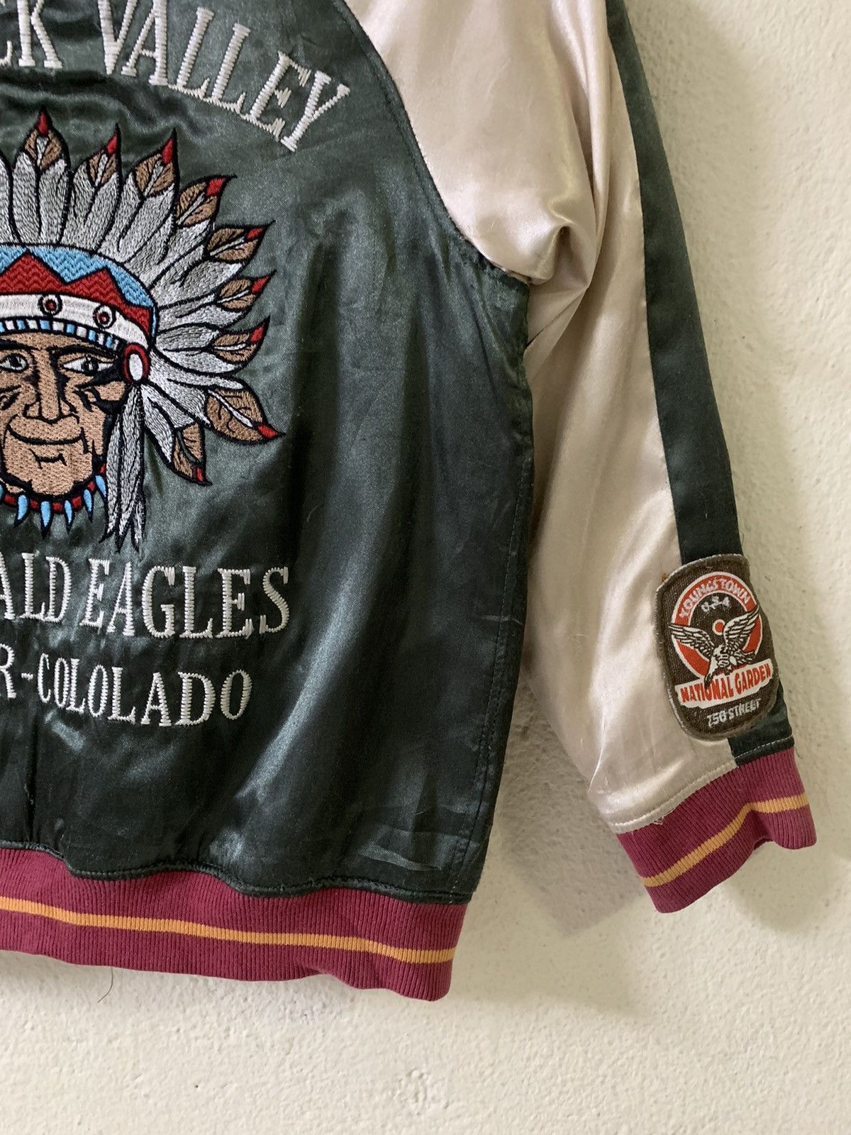 Other Junk Store Red Indian Sukajan Jacket For Kid Size US XXS / EU 40 - 2 Thumbnail