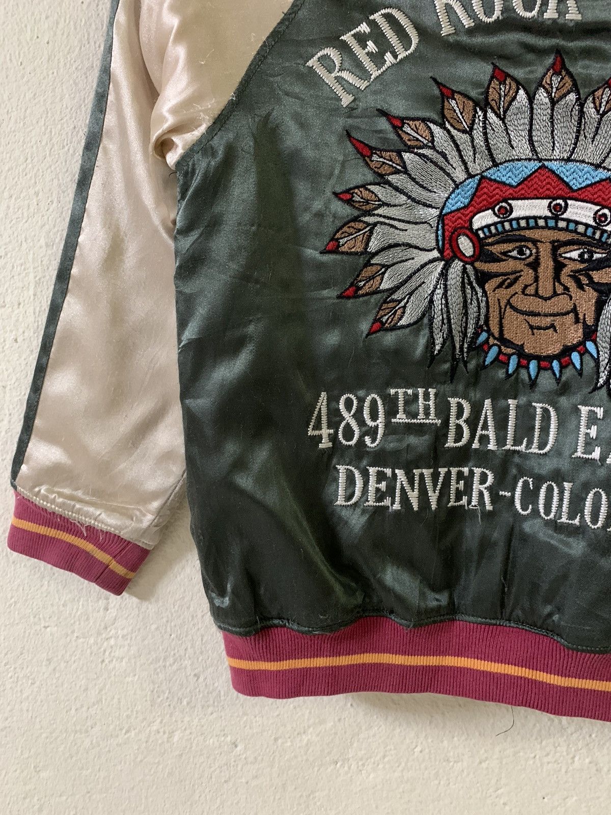 Other Junk Store Red Indian Sukajan Jacket For Kid Size US XXS / EU 40 - 3 Thumbnail