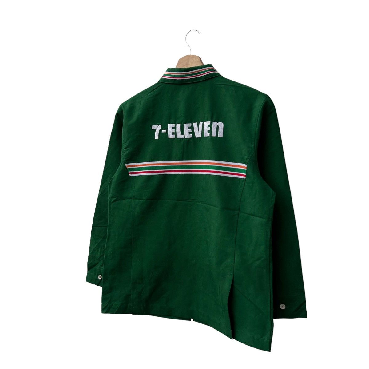 Japanese Brand VINTAGE 7-ELEVEN JAPAN BIG LOGO WORKERS SHIRT Size US M / EU 48-50 / 2 - 8 Thumbnail