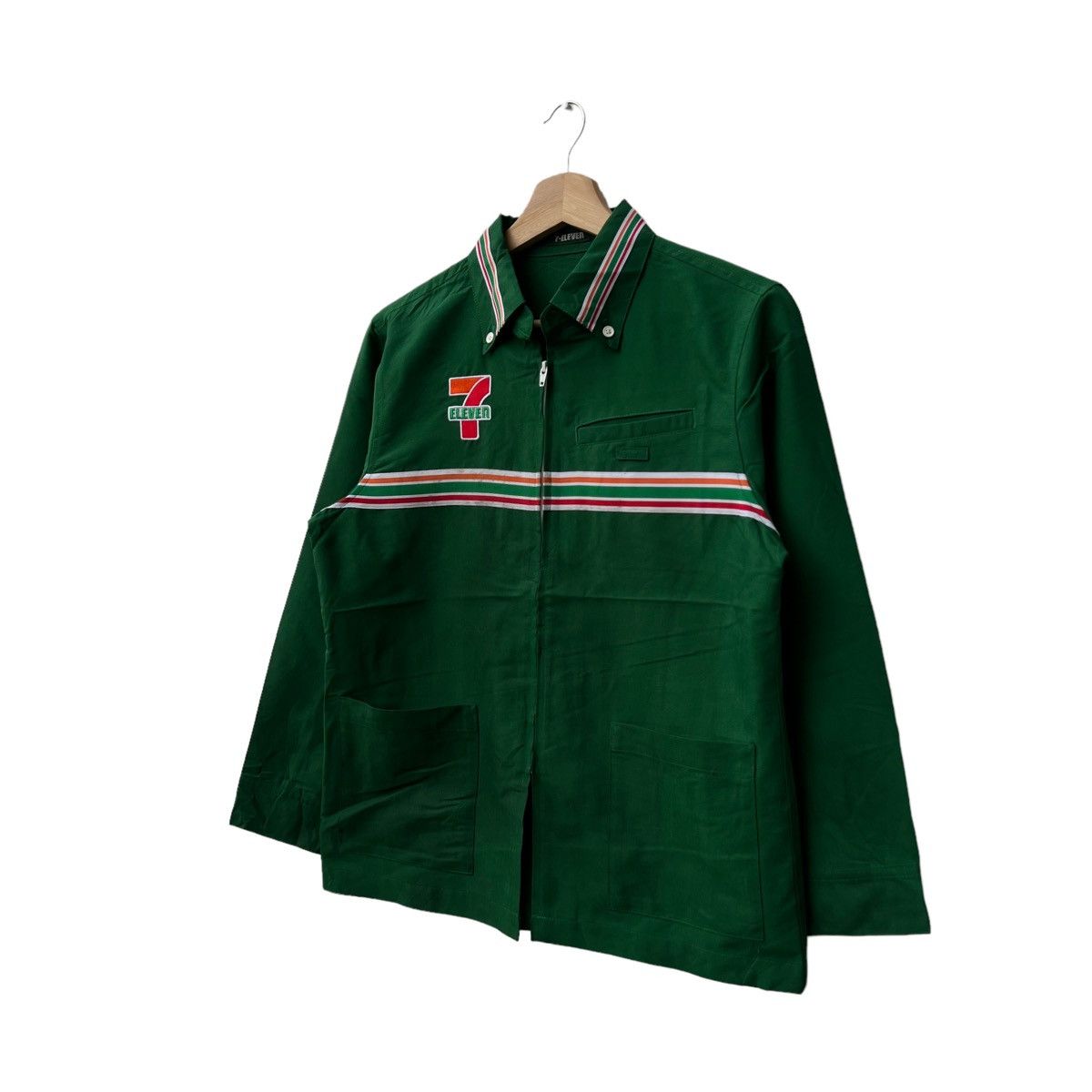 Japanese Brand VINTAGE 7-ELEVEN JAPAN BIG LOGO WORKERS SHIRT Size US M / EU 48-50 / 2 - 3 Thumbnail