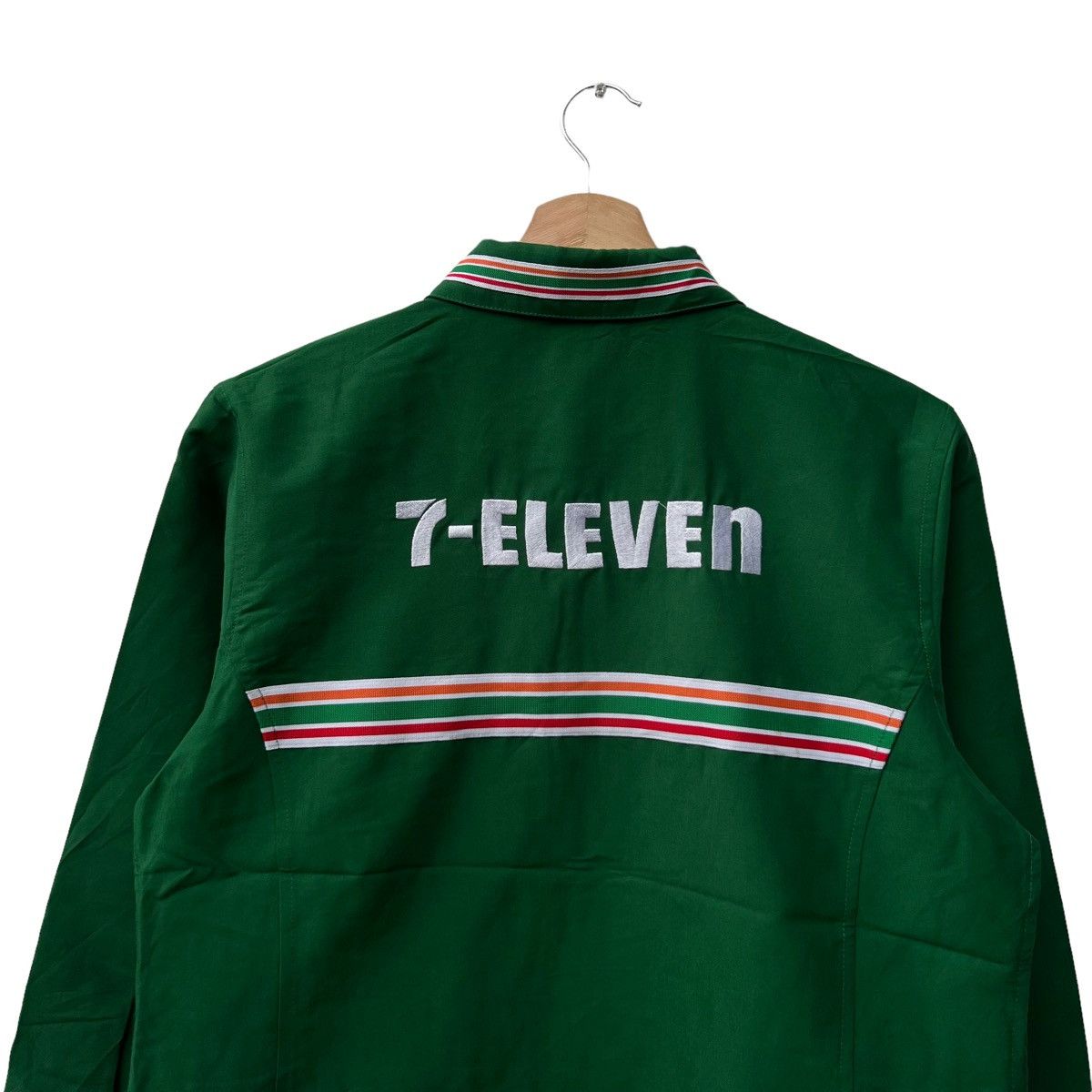 Japanese Brand VINTAGE 7-ELEVEN JAPAN BIG LOGO WORKERS SHIRT Size US M / EU 48-50 / 2 - 9 Thumbnail