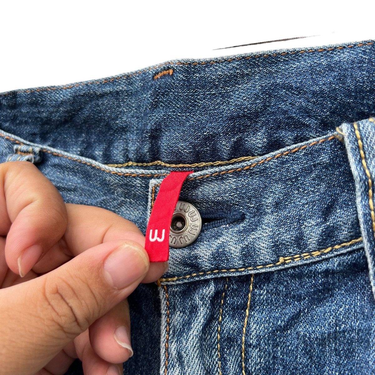 Japanese Brand VINTAGE UNIQLO JAPAN DENIM INSPIRED BY UNDERCOVER JAPAN Size US 36 / EU 52 - 10 Thumbnail