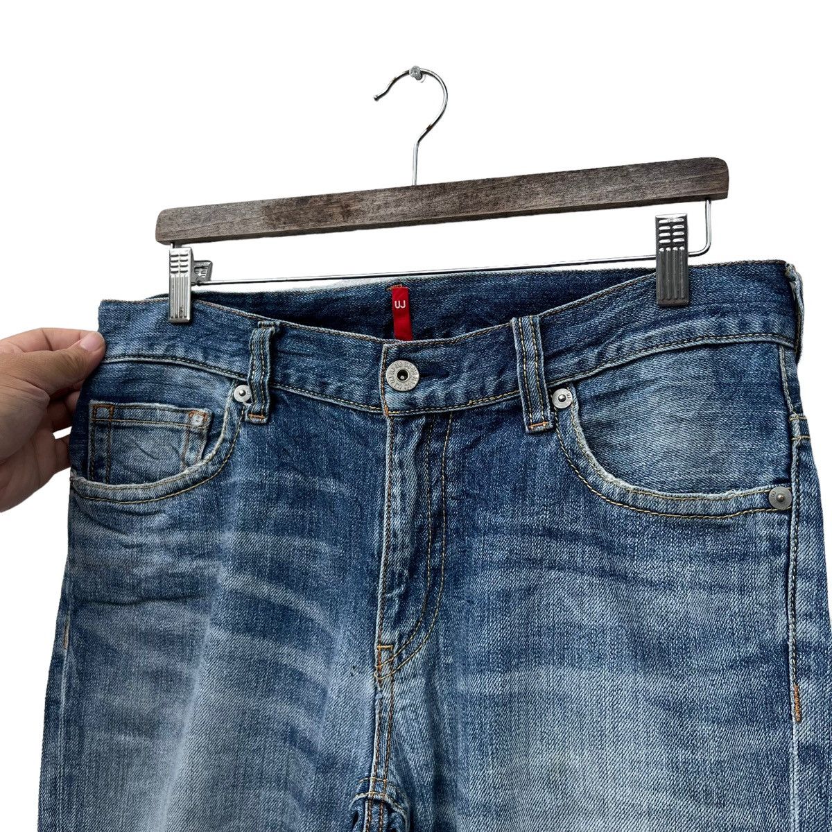 Japanese Brand VINTAGE UNIQLO JAPAN DENIM INSPIRED BY UNDERCOVER JAPAN Size US 36 / EU 52 - 5 Thumbnail