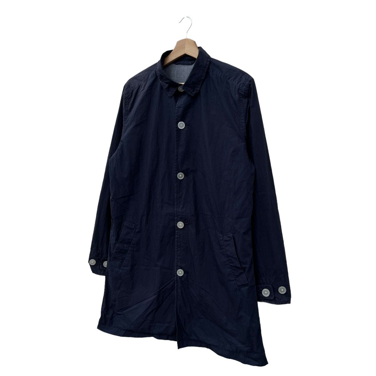 Japanese Brand VINTAGE HIKORY CHORE JACKET SHIPS JET BLUE JAPAN Size US L / EU 52-54 / 3 - 2 Thumbnail