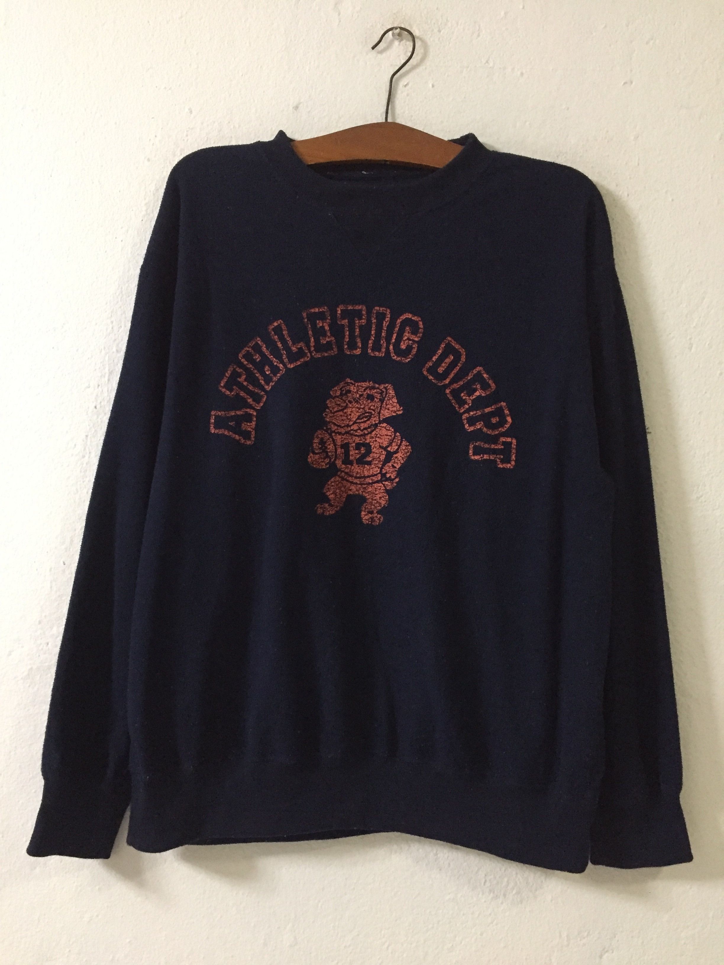Vintage Vintage Athletic Dept. Sweatshirt Size US L / EU 52-54 / 3 - 1 Thumbnail