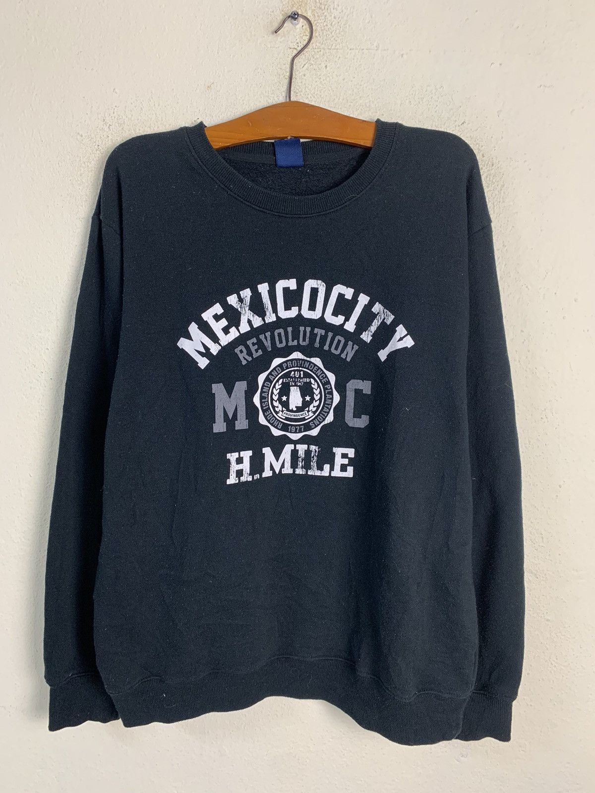Japanese Brand New Wave Club Mexico City Revolution Sweatshirt Size US L / EU 52-54 / 3 - 1 Thumbnail