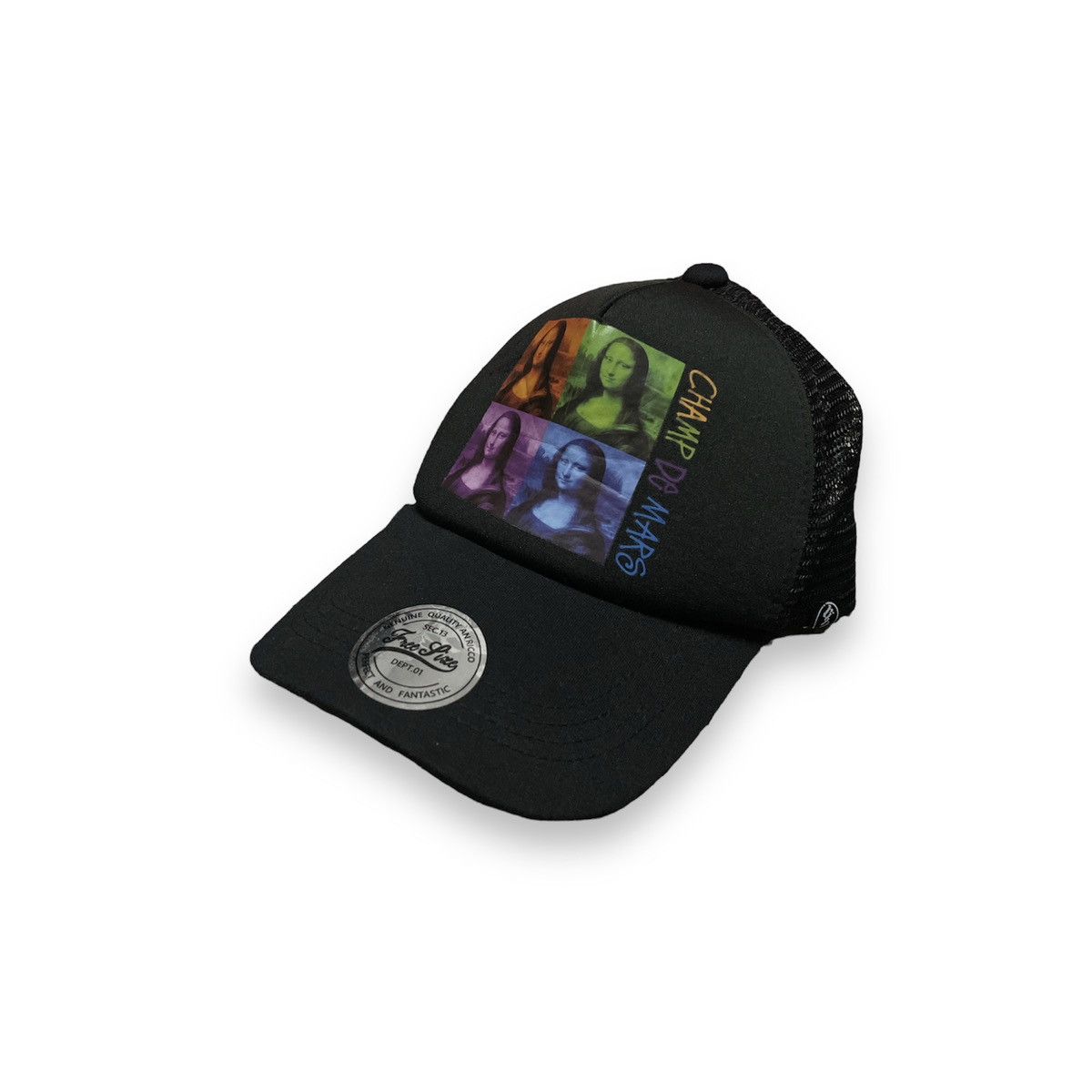 Japanese Brand Champ De Mars Monalisa Trucker Hat Size ONE SIZE - 1 Thumbnail