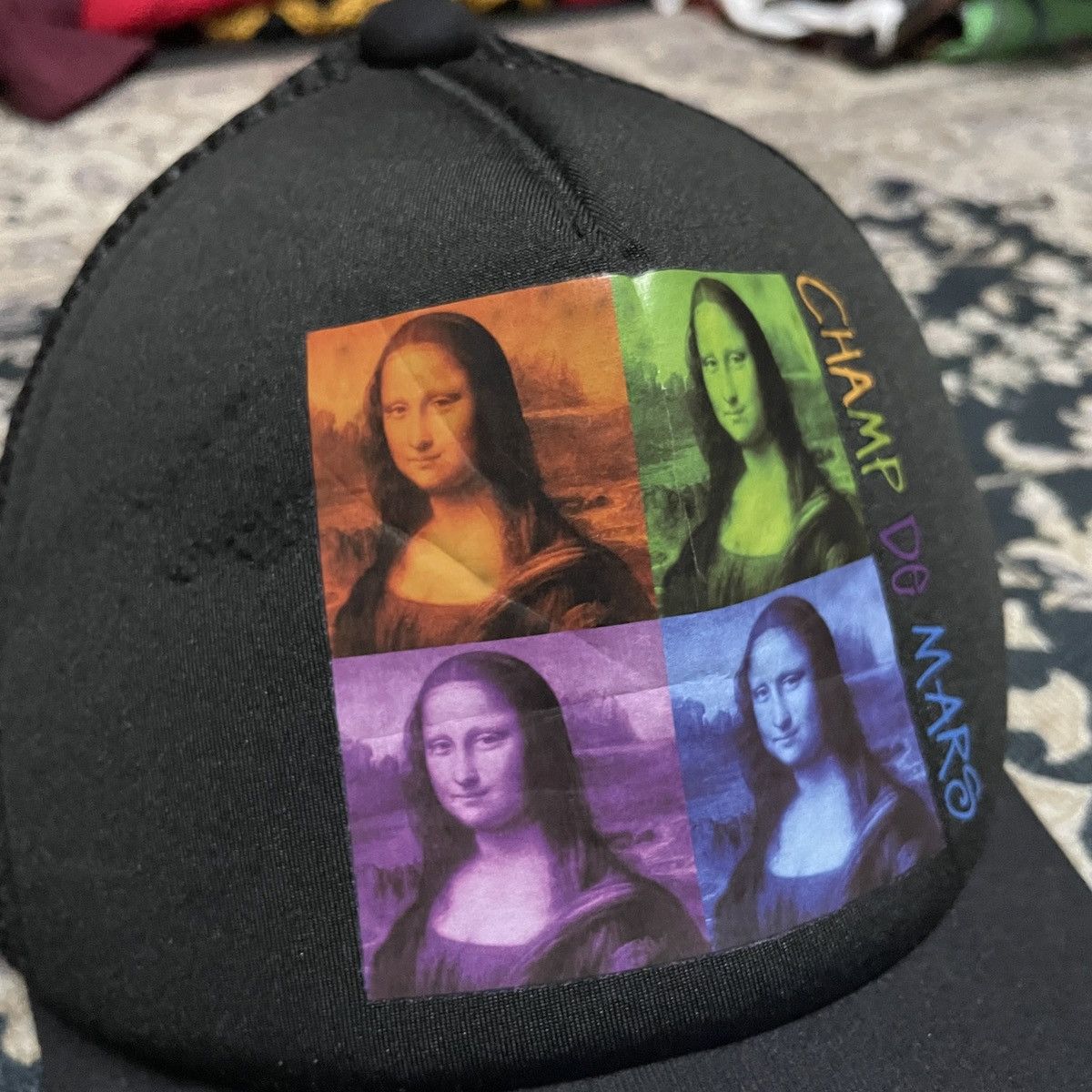 Japanese Brand Champ De Mars Monalisa Trucker Hat Size ONE SIZE - 5 Thumbnail