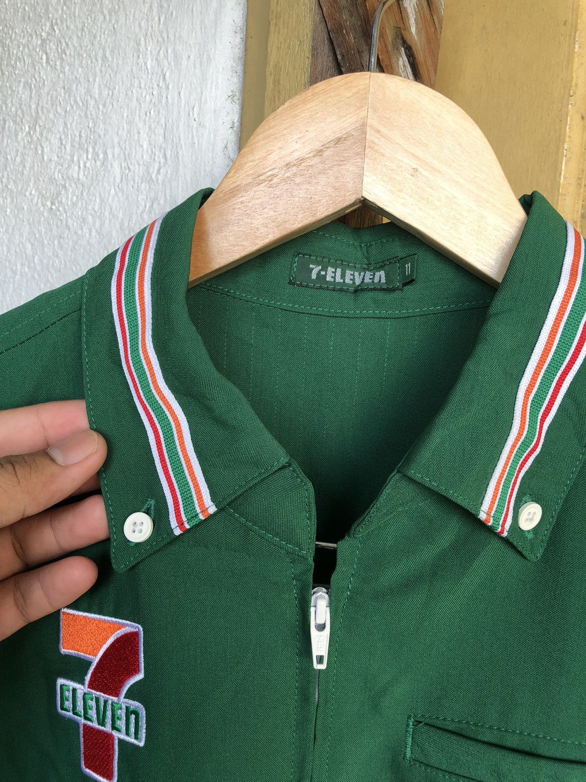 Other Vintage 7 Eleven Zipper Work Shirt Size US M / EU 48-50 / 2 - 4 Thumbnail