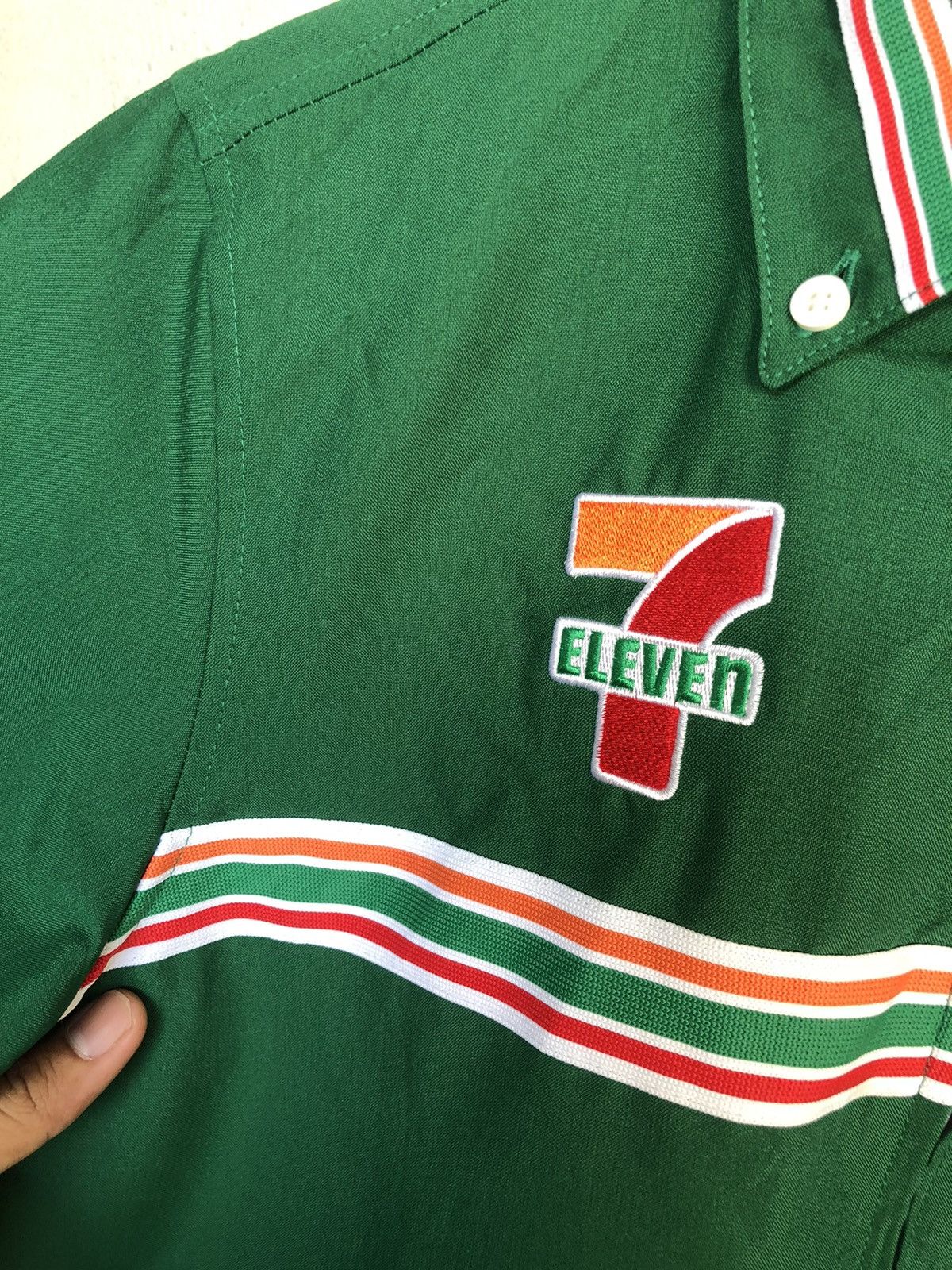 Other Vintage 7 Eleven Zipper Work Shirt Size US M / EU 48-50 / 2 - 5 Thumbnail