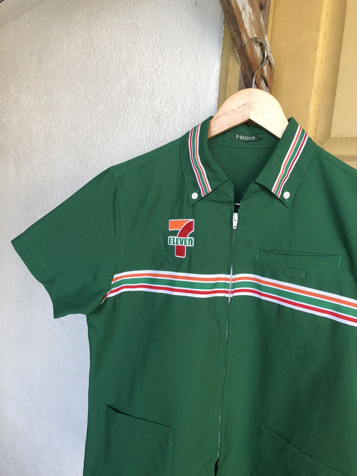 Other Vintage 7 Eleven Zipper Work Shirt Size US M / EU 48-50 / 2 - 3 Thumbnail