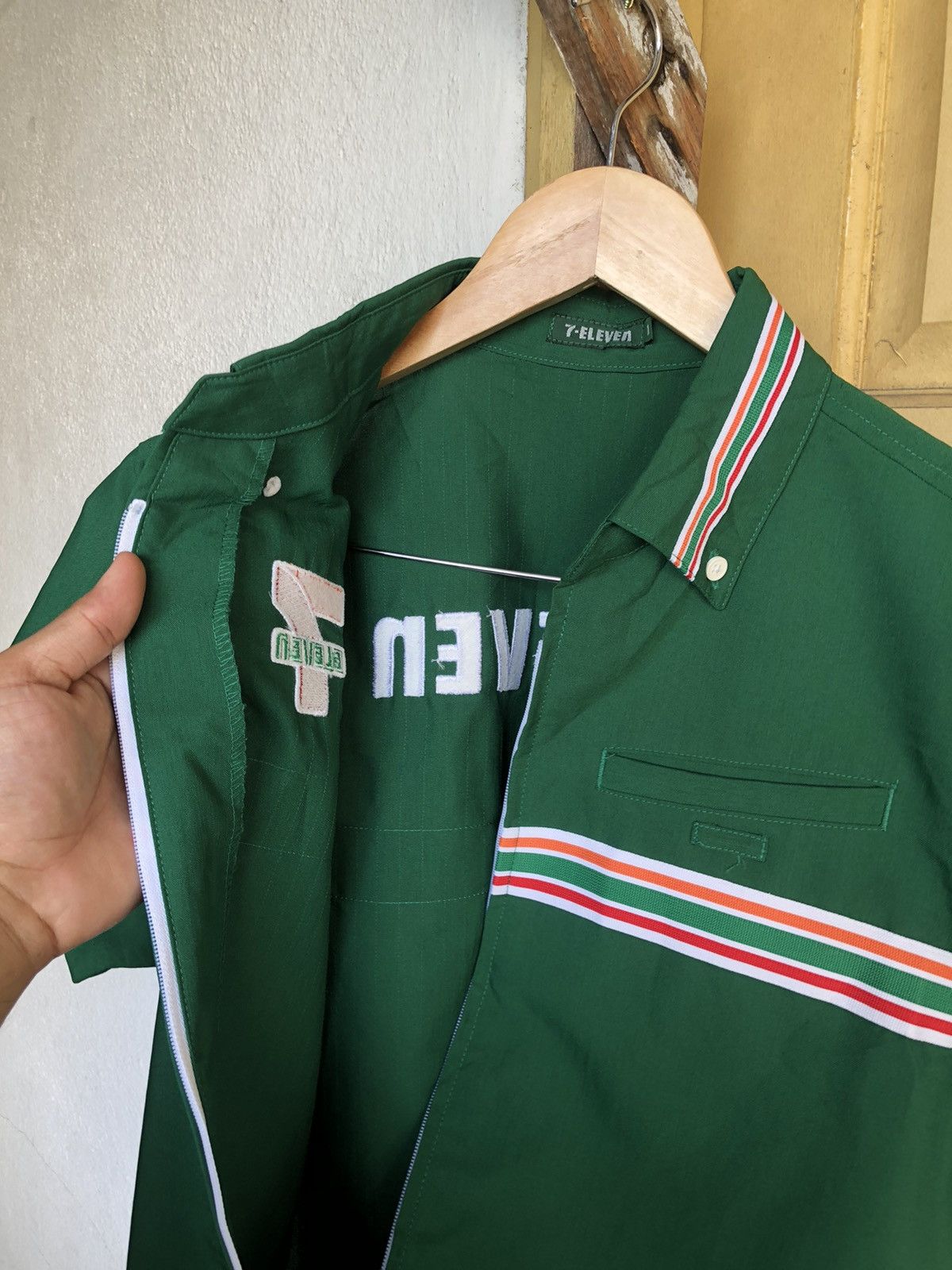 Other Vintage 7 Eleven Zipper Work Shirt Size US M / EU 48-50 / 2 - 7 Thumbnail
