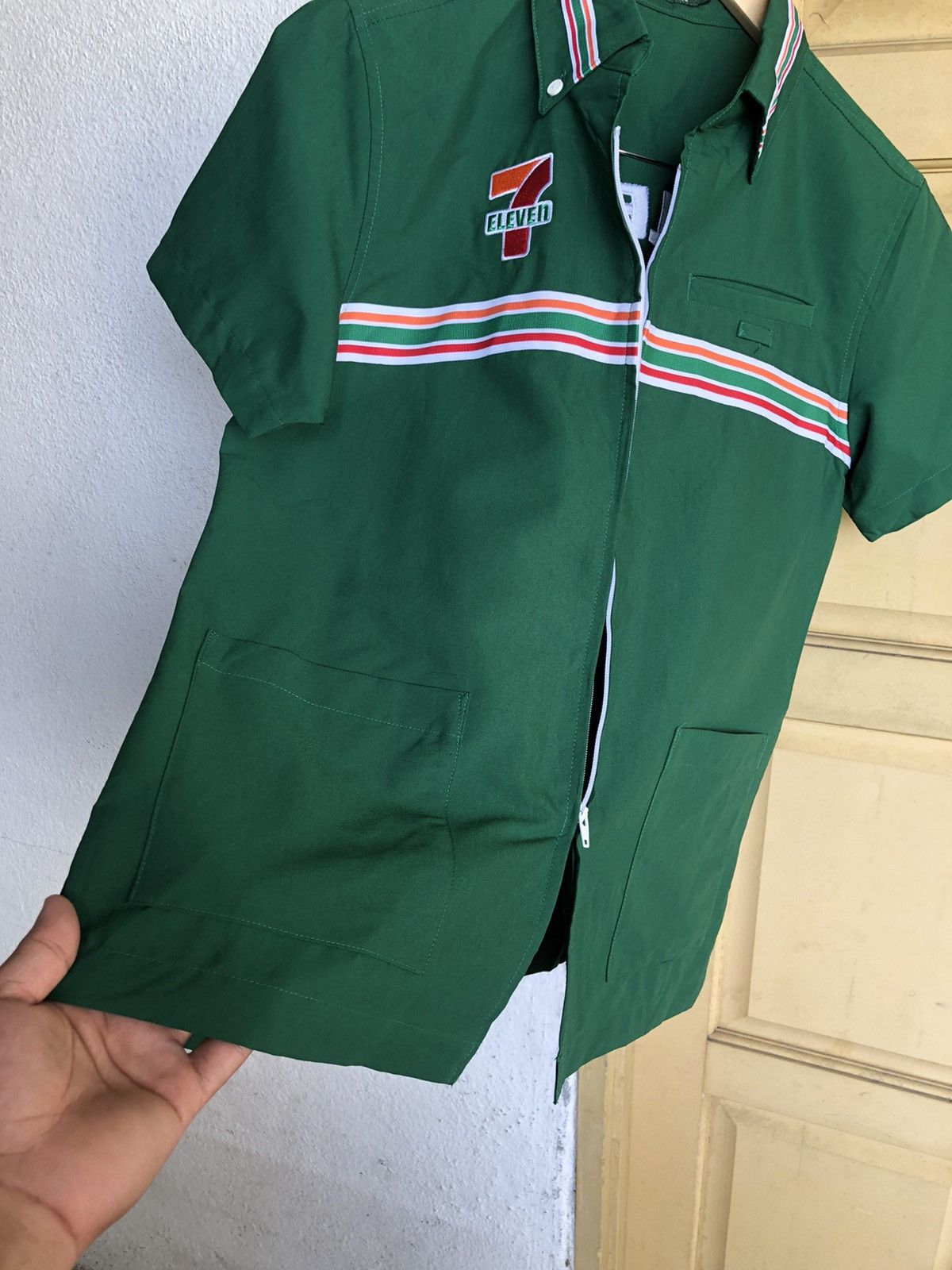 Other Vintage 7 Eleven Zipper Work Shirt Size US M / EU 48-50 / 2 - 8 Thumbnail