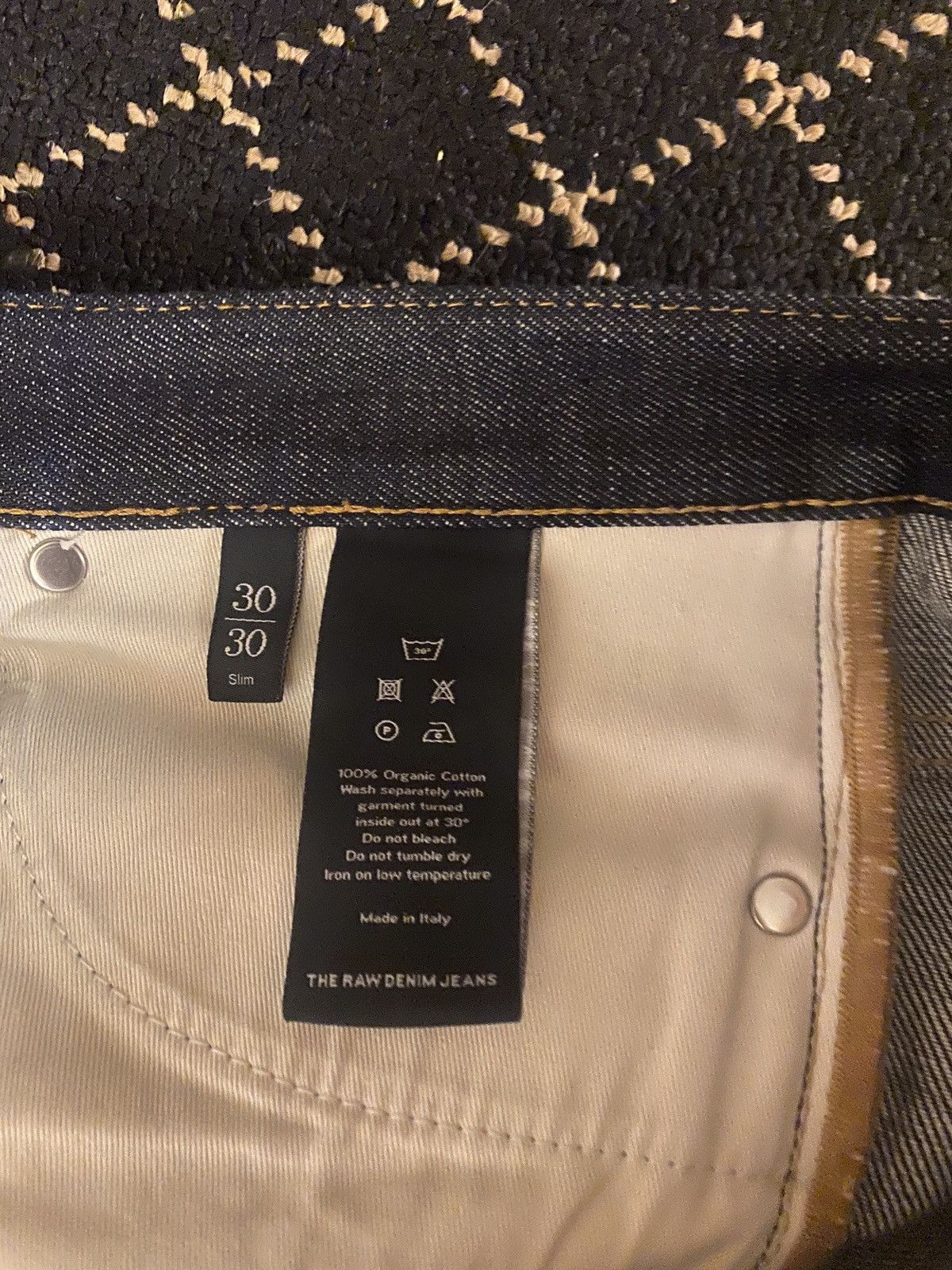 Asket Asket Raw Denim Slim Fit Jeans Size US 30 / EU 46 - 3 Thumbnail