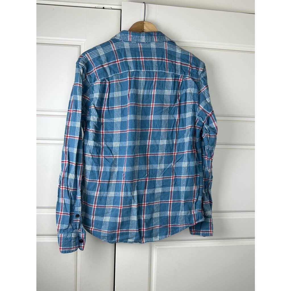 Lucky Brand Lucky Brand Blue Plaid Flannel Size US M / EU 48-50 / 2 - 4 Thumbnail