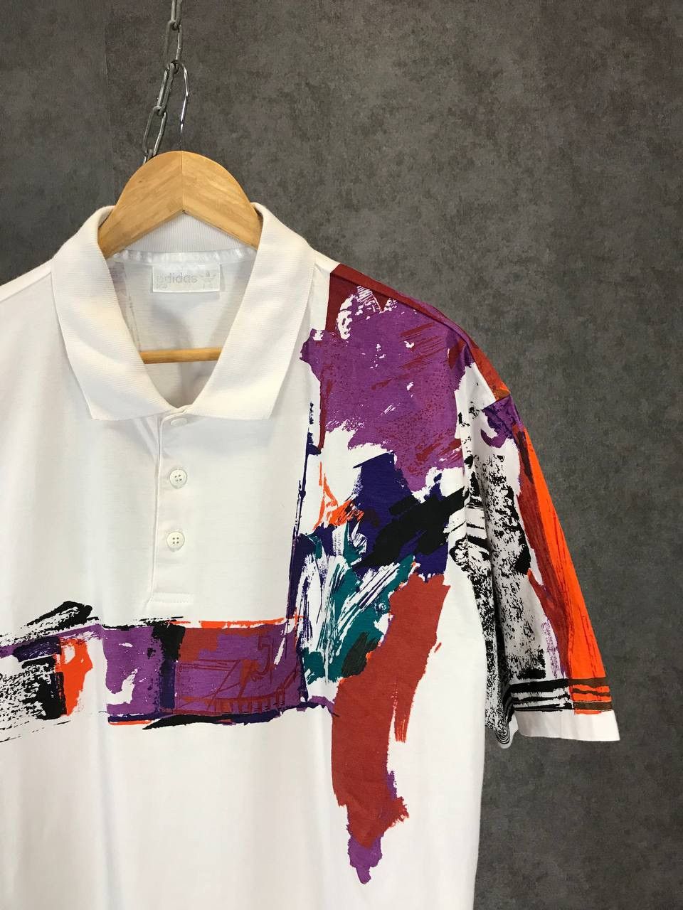 Vintage Adidas vintage streetwear Andre Agassi polo tee Size US M / EU 48-50 / 2 - 2 Thumbnail