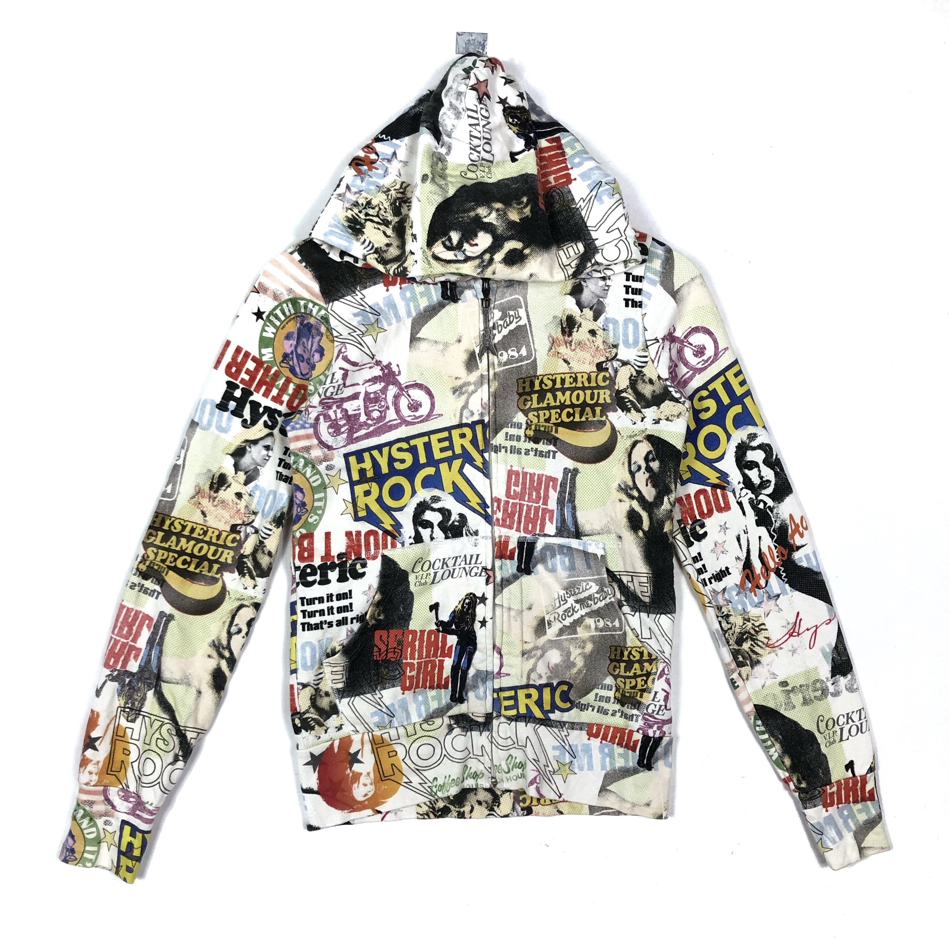 Hysteric Glamour RARE🔥HYSTERIC GLAMOUR ALL STRIPPER FULLPRINT ZIPPER HOODIE Size XS / US 0-2 / IT 36-38 - 3 Thumbnail