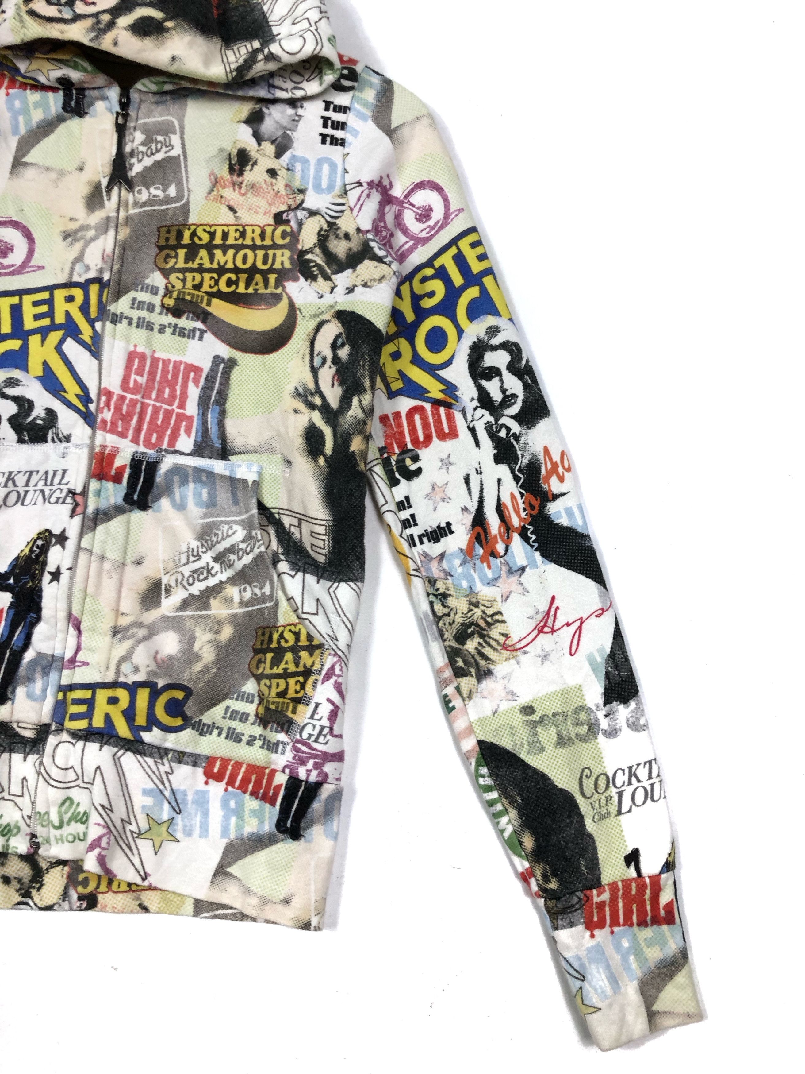Hysteric Glamour RARE🔥HYSTERIC GLAMOUR ALL STRIPPER FULLPRINT ZIPPER HOODIE Size XS / US 0-2 / IT 36-38 - 10 Thumbnail