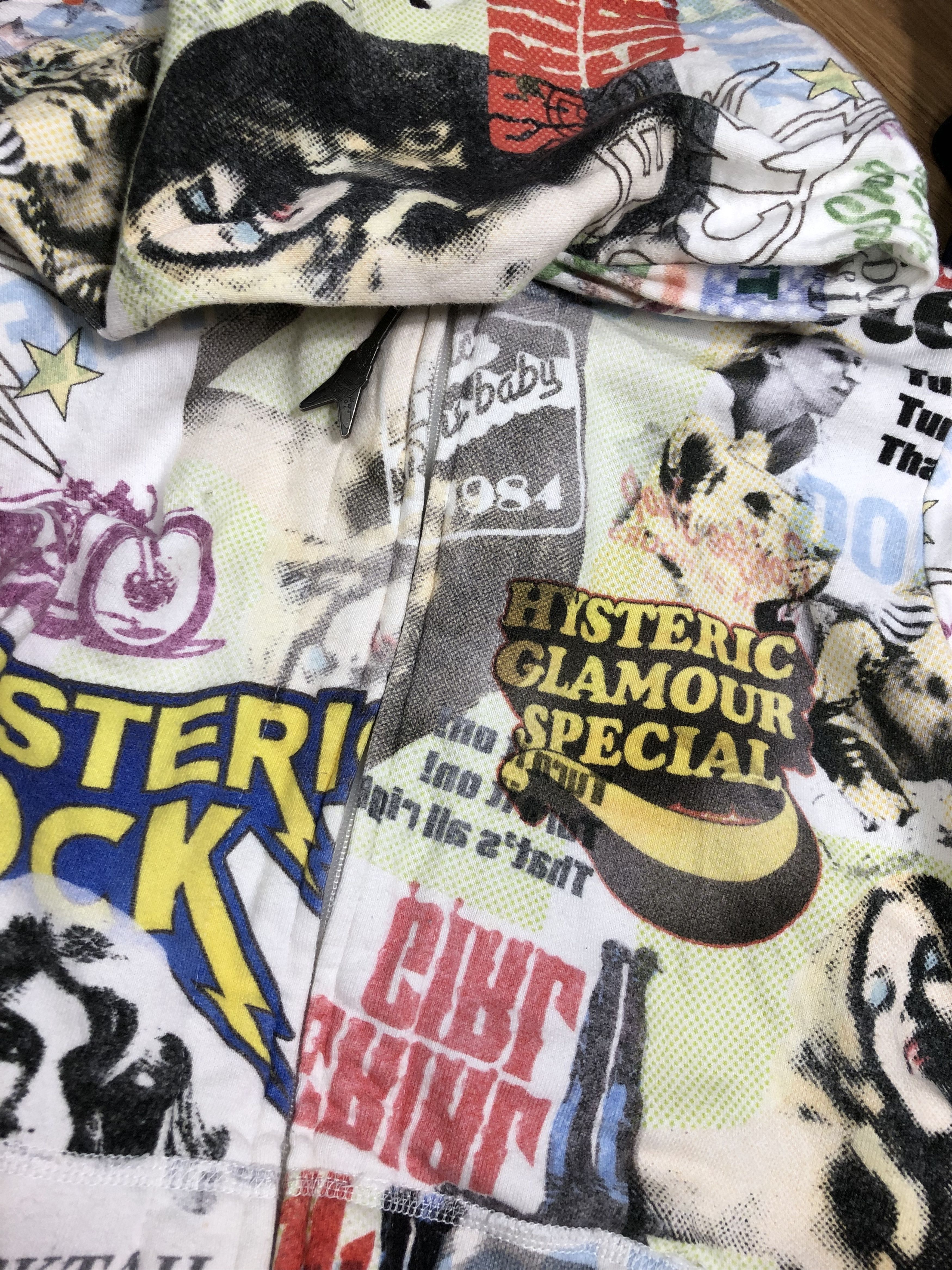 Hysteric Glamour RARE🔥HYSTERIC GLAMOUR ALL STRIPPER FULLPRINT ZIPPER HOODIE Size XS / US 0-2 / IT 36-38 - 13 Thumbnail