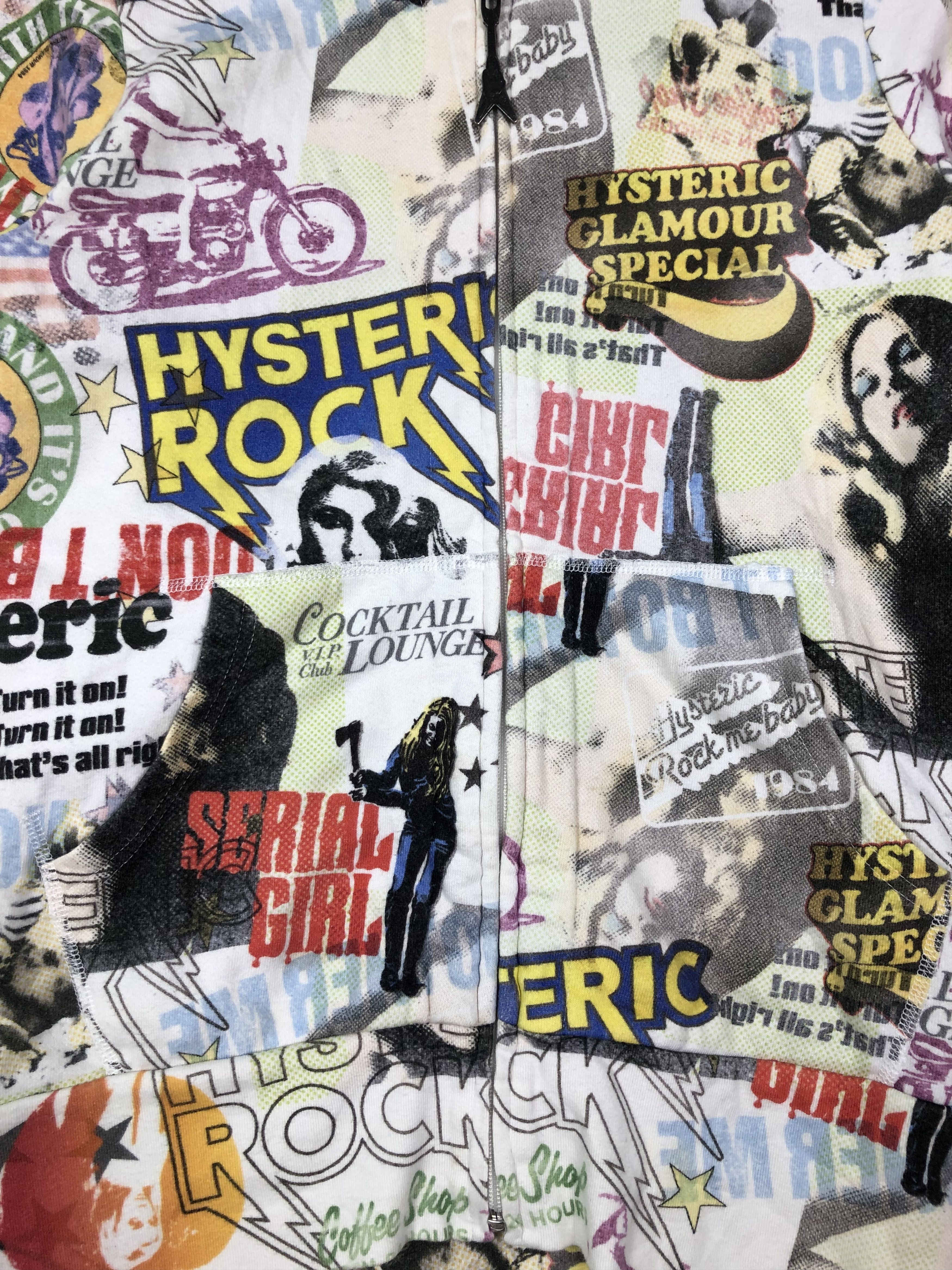 Hysteric Glamour RARE🔥HYSTERIC GLAMOUR ALL STRIPPER FULLPRINT ZIPPER HOODIE Size XS / US 0-2 / IT 36-38 - 8 Thumbnail