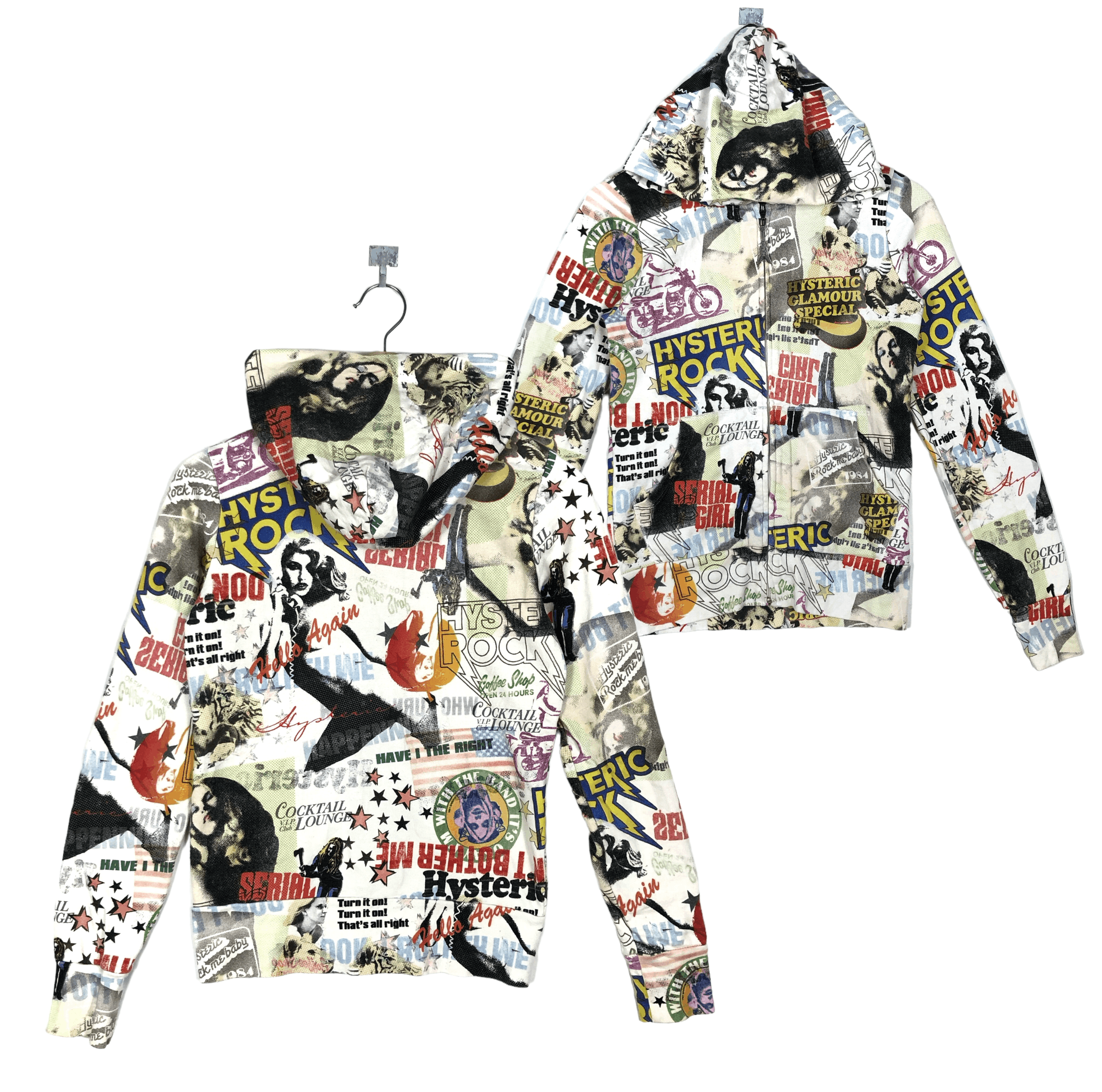 Hysteric Glamour RARE🔥HYSTERIC GLAMOUR ALL STRIPPER FULLPRINT ZIPPER HOODIE Size XS / US 0-2 / IT 36-38 - 1 Thumbnail