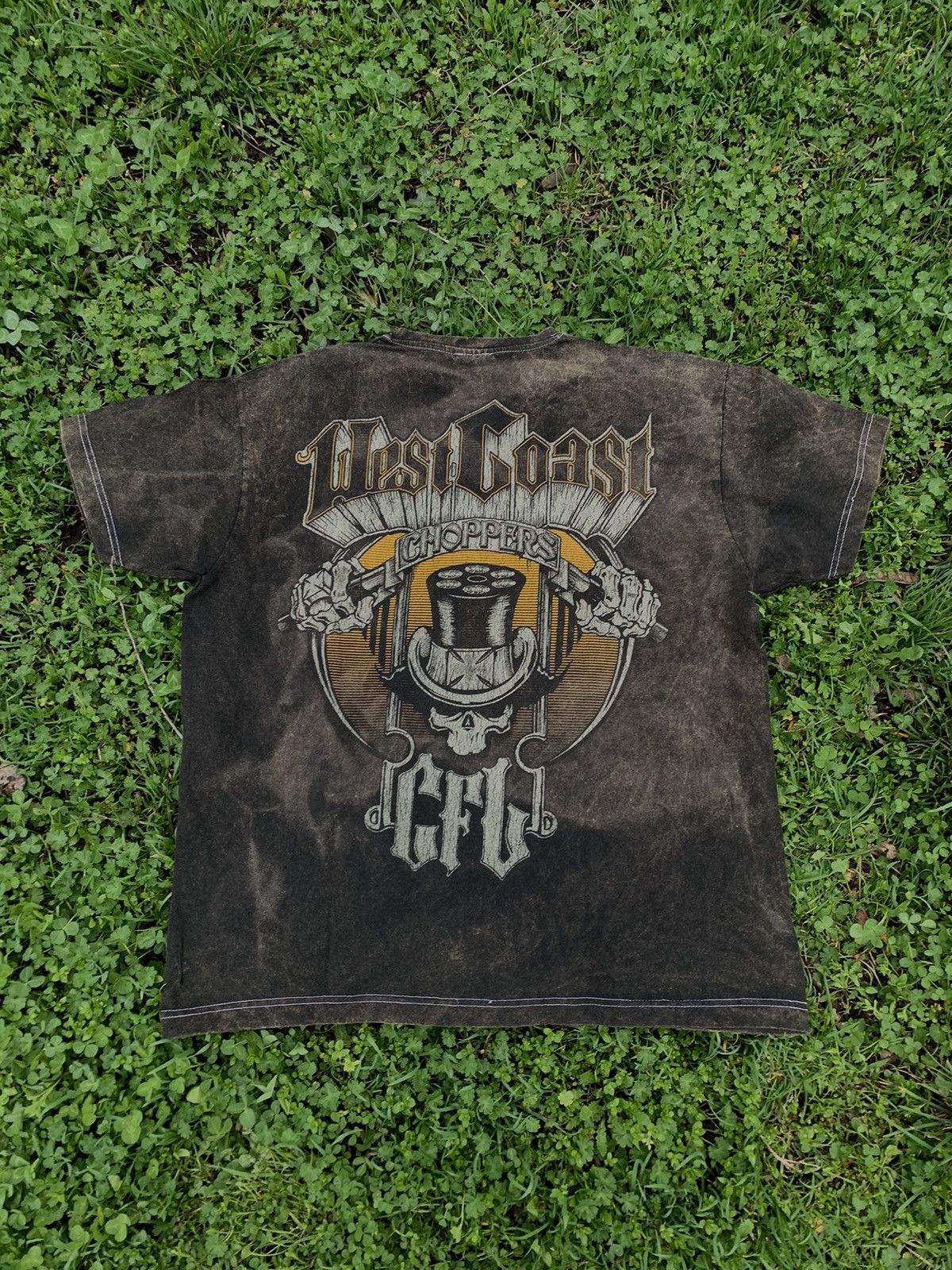 Band Tees × Vintage Vintage 90s West Coast Choppers band tee big logo size L Size US L / EU 52-54 / 3 - 3 Thumbnail