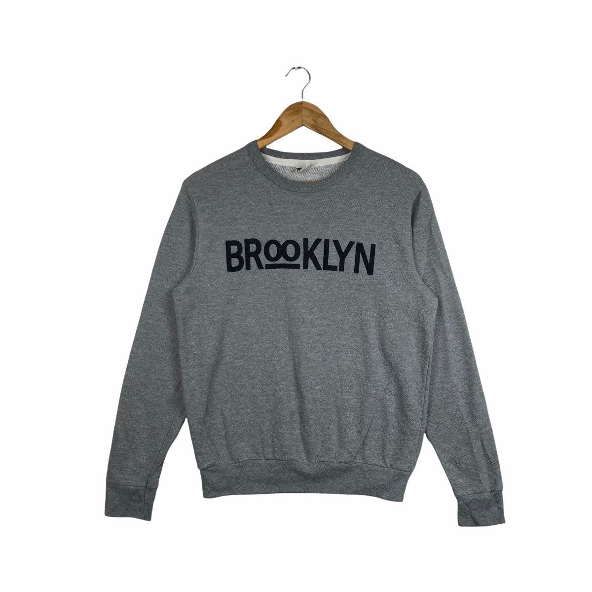 Vintage Vintage BROOKLYN Sweatshirt Casual Jumper Pullover Size US M / EU 48-50 / 2 - 1 Thumbnail