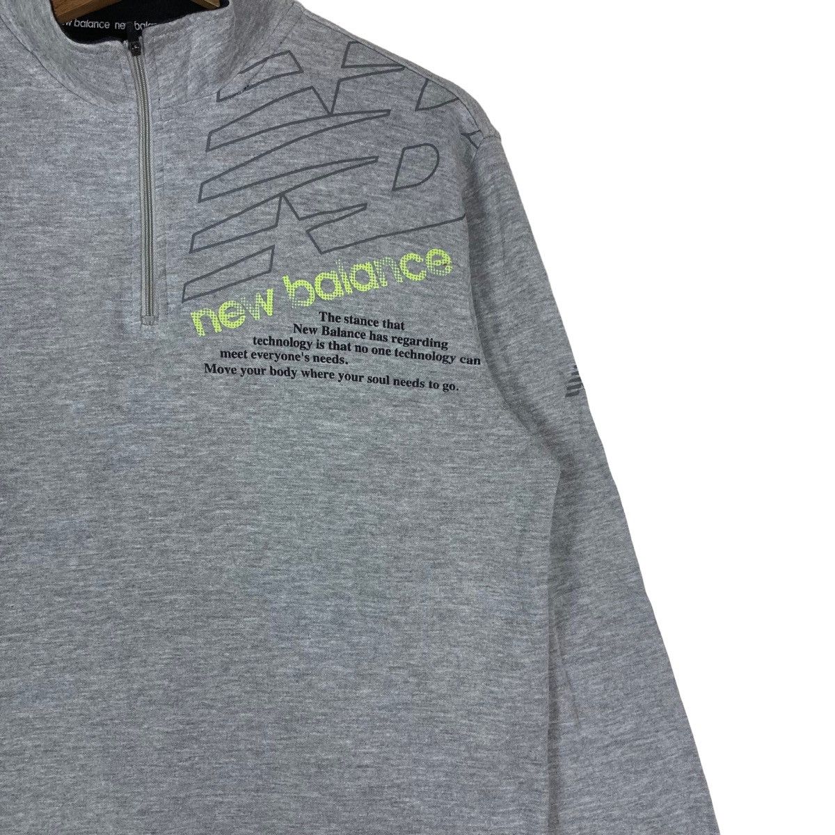 New Balance Vintage New Balance Quarter Zip Pullover Jumper Sweatshirt Size US M / EU 48-50 / 2 - 3 Thumbnail