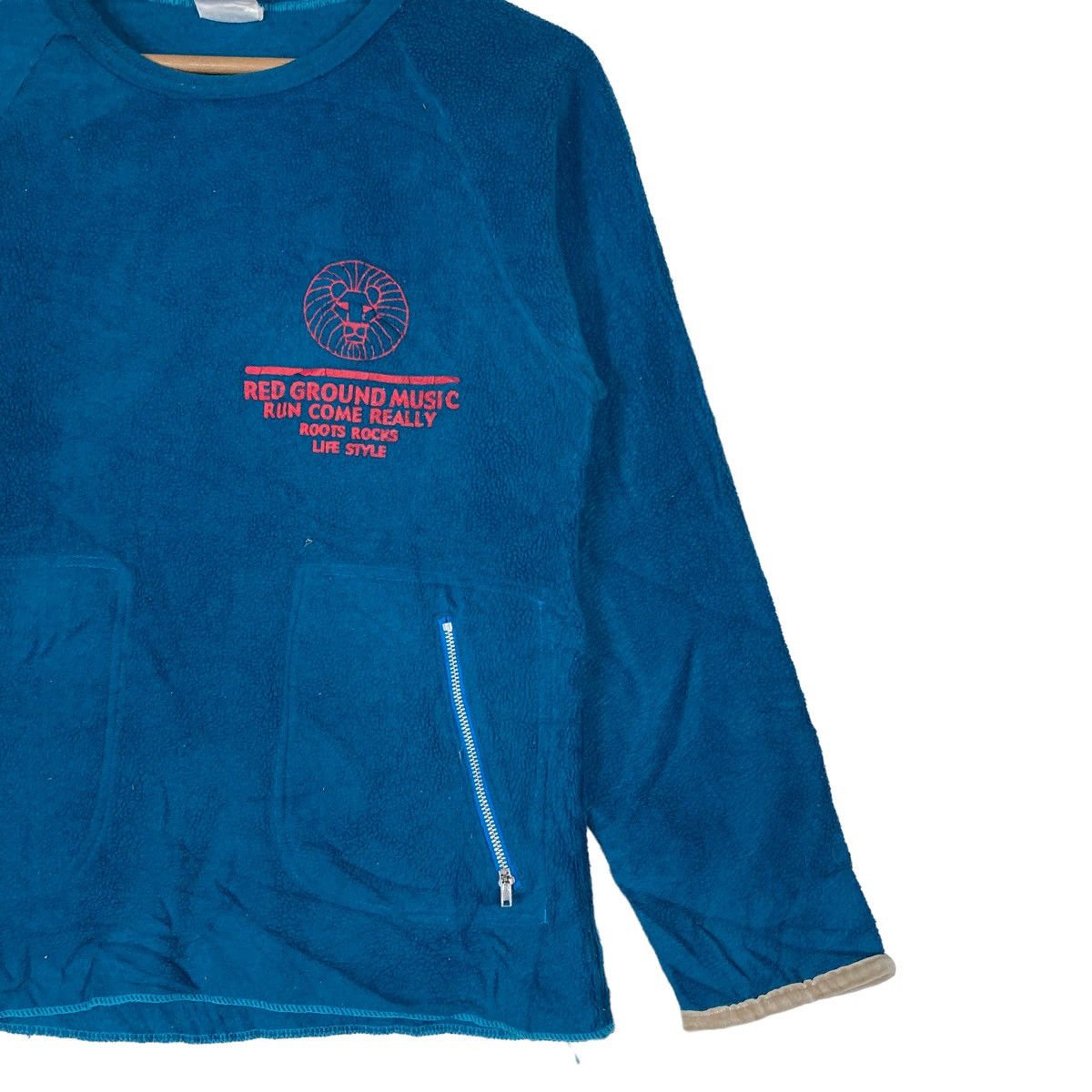 Vintage Vintage Roots Rocks Pullover Jumper Fleece Sweatshirt Size US S / EU 44-46 / 1 - 3 Thumbnail