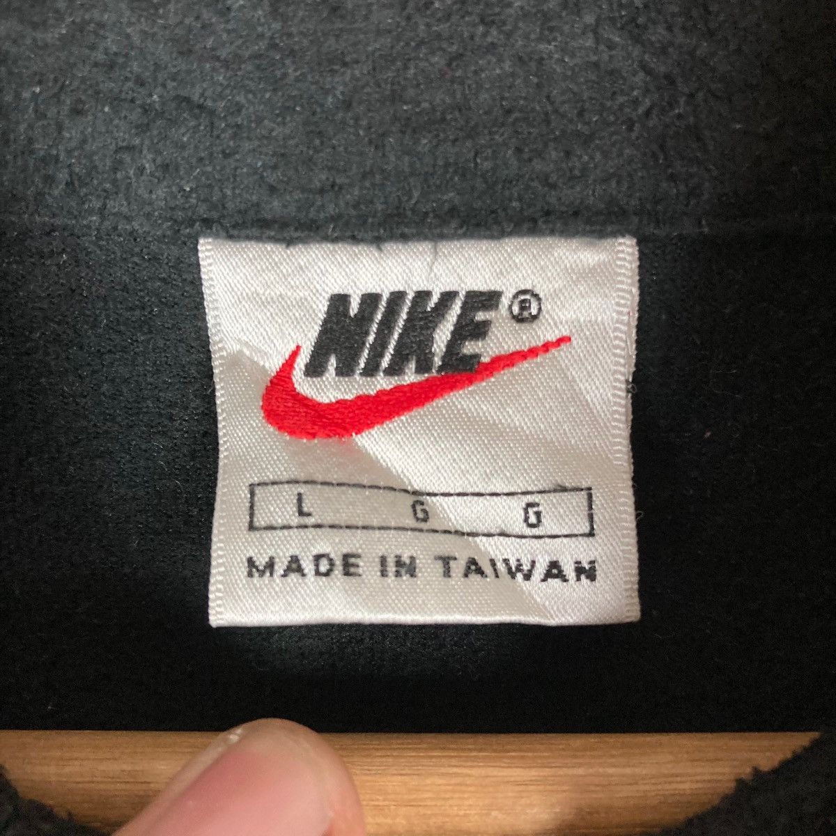 Nike Nike Small Logo Half Zip Pullover Jumper Sherpa Size US L / EU 52-54 / 3 - 6 Thumbnail