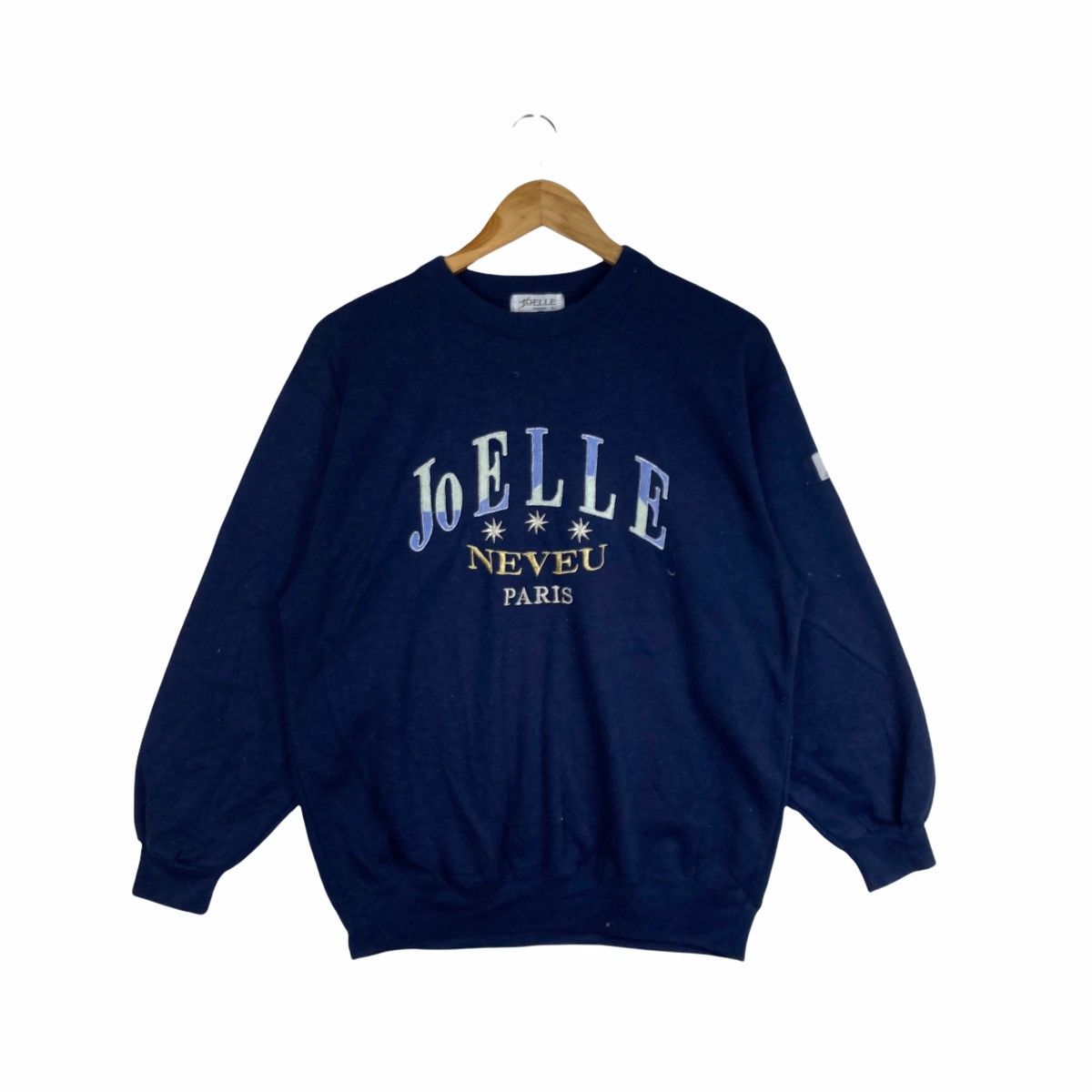 Vintage Vintage JOE ELLE NEVEU PARIS Sweatshirt Casual Jumper Size US M / EU 48-50 / 2 - 1 Thumbnail
