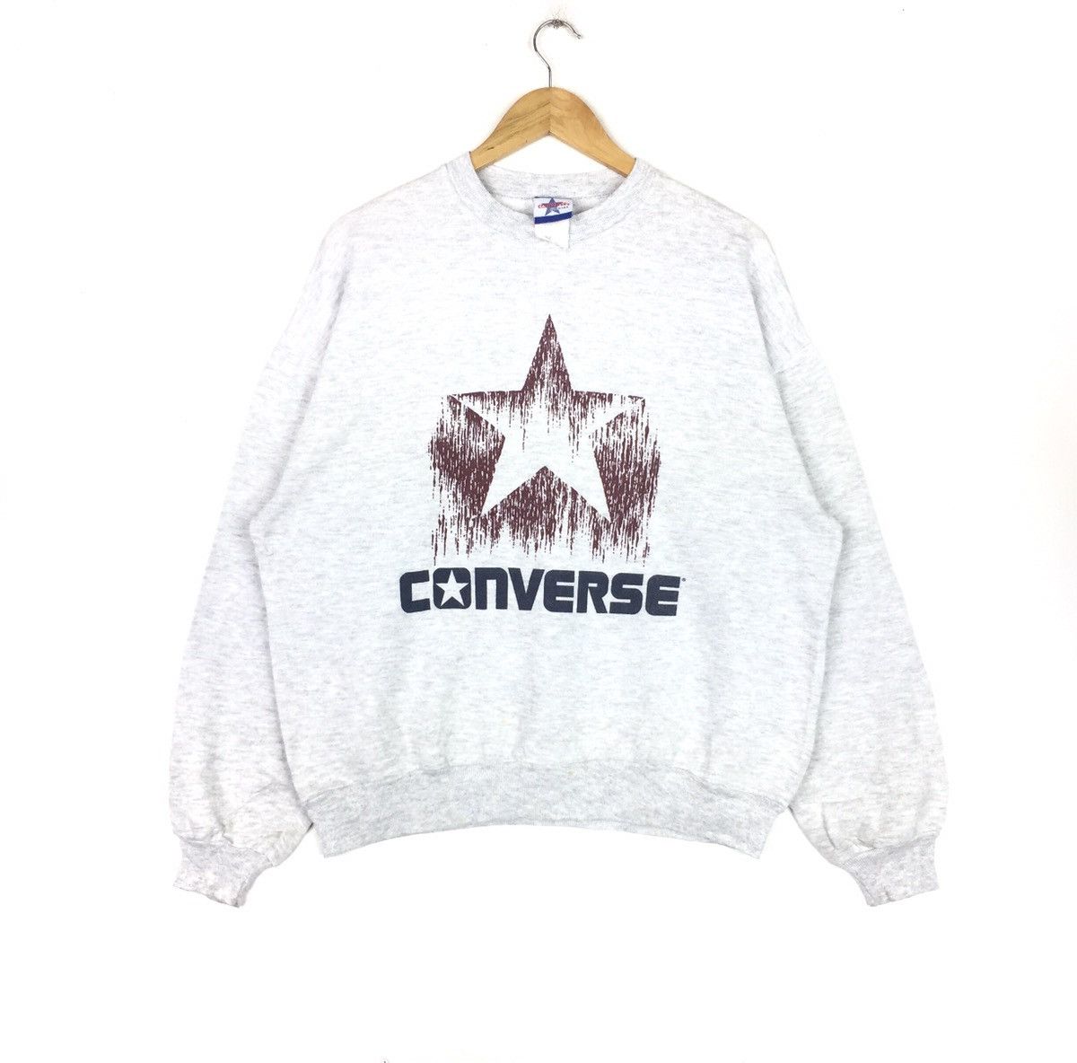 Converse Converse sweatshirt Casual Jumper Streetwear Pullover Size US L / EU 52-54 / 3 - 1 Thumbnail