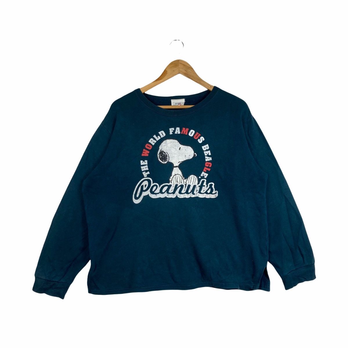 Vintage World Famous Peanuts Sweatshirt Casual Jumper
